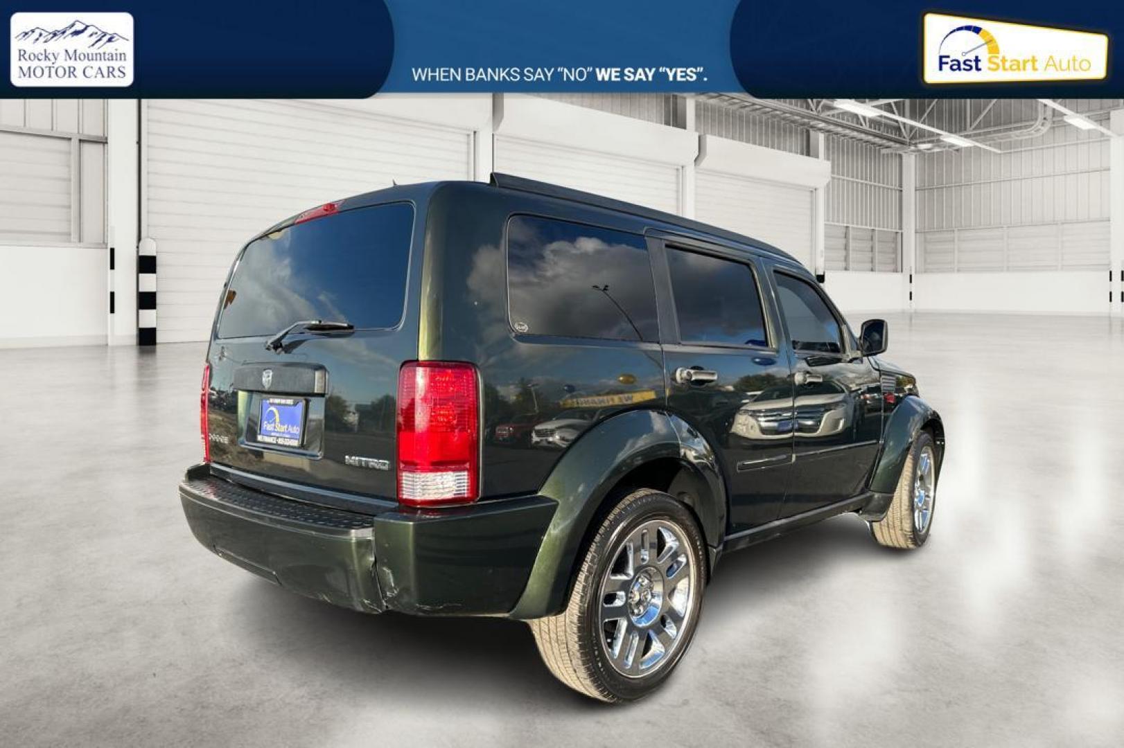 2010 Green Dodge Nitro Heat 2WD (1D4PT4GKXAW) with an 3.7L V6 SOHC 12V engine, 4-Speed Automatic transmission, located at 7755 State Street, Midvale, UT, 84047, (801) 753-9063, 40.610329, -111.890656 - Photo#2