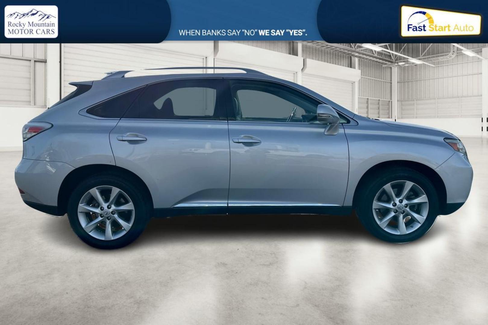 2010 Silver Lexus RX 350 FWD (JTJZK1BA3A2) with an 3.5L V6 DOHC 24V engine, 5-Speed Automatic transmission, located at 344 S Washington Blvd, Ogden, UT, 84404, (801) 399-1799, 41.255482, -111.970848 - Photo#1