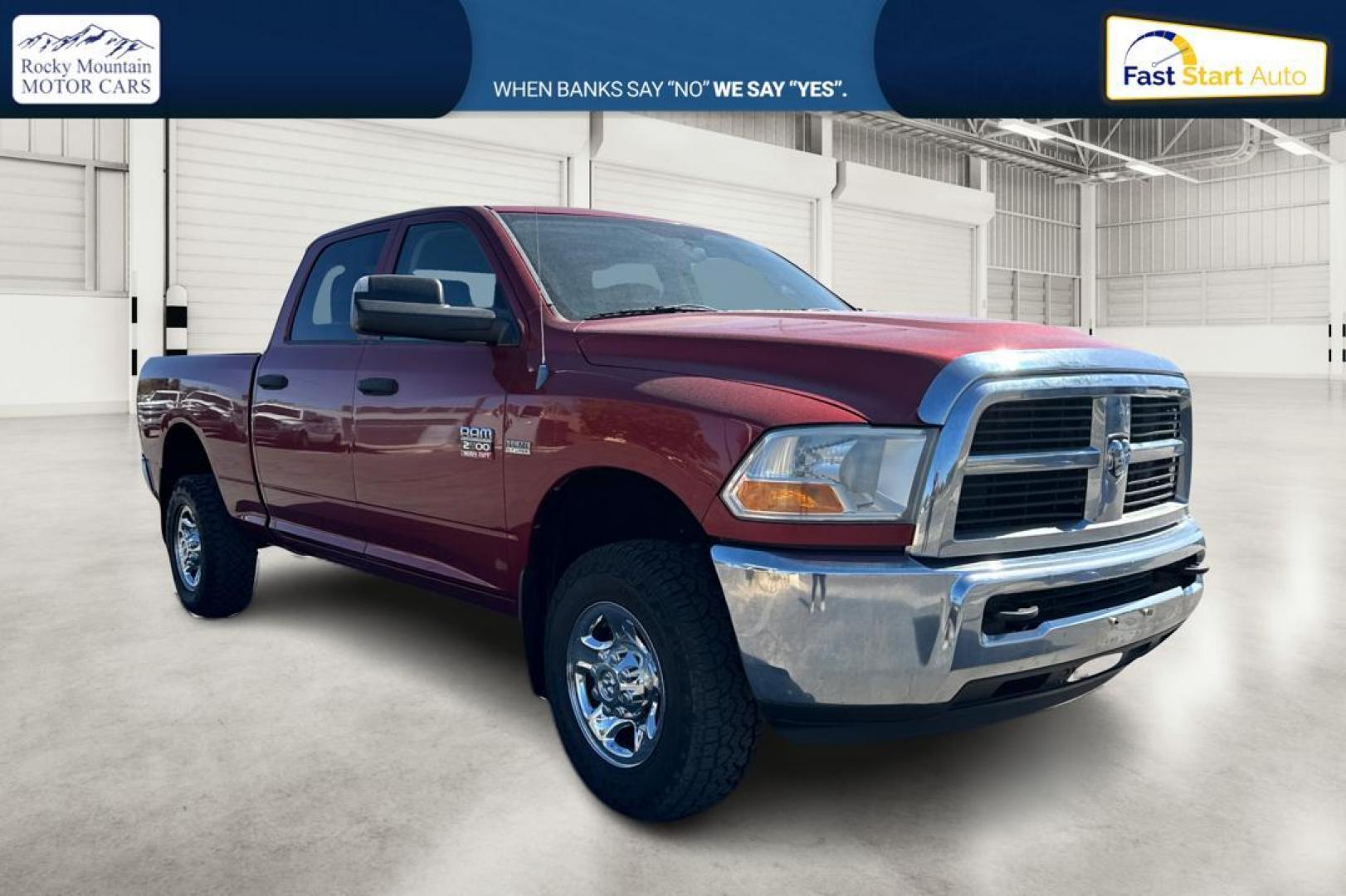 2011 Red Dodge Ram 2500 Power Wagon Crew Cab 4WD (3D7TT2CT3BG) with an 5.7L V8 OHV 16V engine, Automatic, 6-Spd w/Overdrive transmission, located at 7755 State Street, Midvale, UT, 84047, (801) 753-9063, 40.610329, -111.890656 - Photo#0