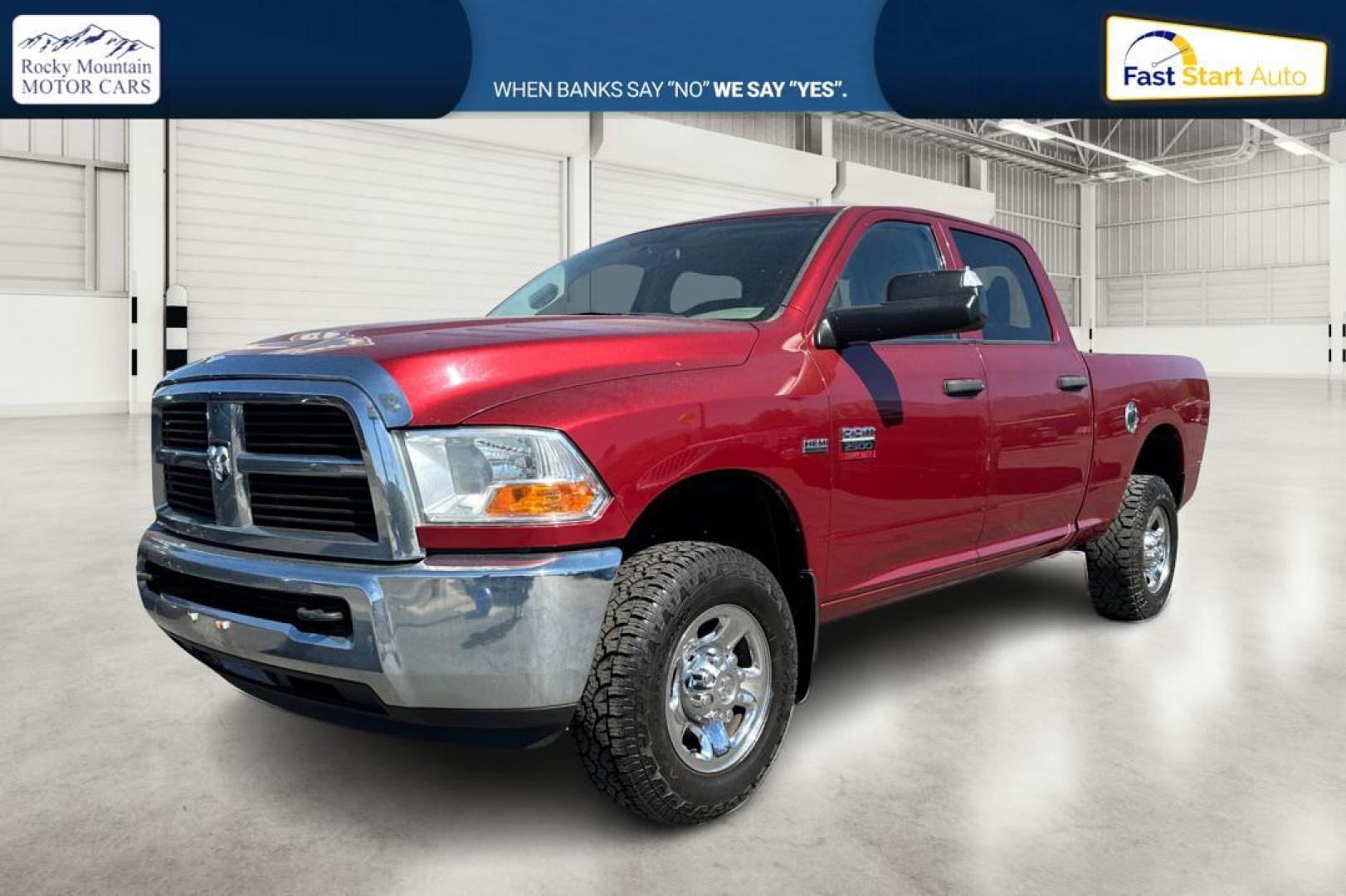 2011 Red Dodge Ram 2500 Power Wagon Crew Cab 4WD (3D7TT2CT3BG) with an 5.7L V8 OHV 16V engine, Automatic, 6-Spd w/Overdrive transmission, located at 7755 State Street, Midvale, UT, 84047, (801) 753-9063, 40.610329, -111.890656 - Photo#8