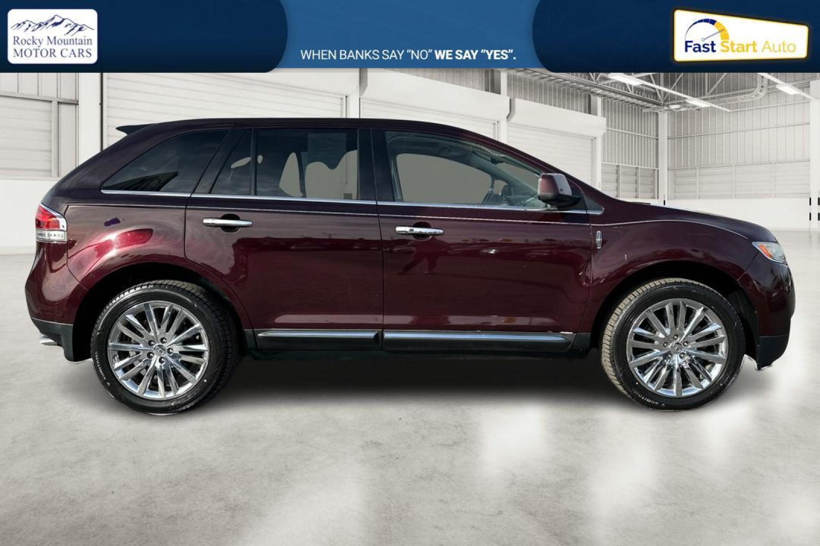 2011 Red Lincoln MKX AWD (2LMDJ8JK2BB) with an 3.7L V6 DOHC 24V engine, 6-Speed Automatic transmission, located at 7755 State Street, Midvale, UT, 84047, (801) 753-9063, 40.610329, -111.890656 - Photo#1