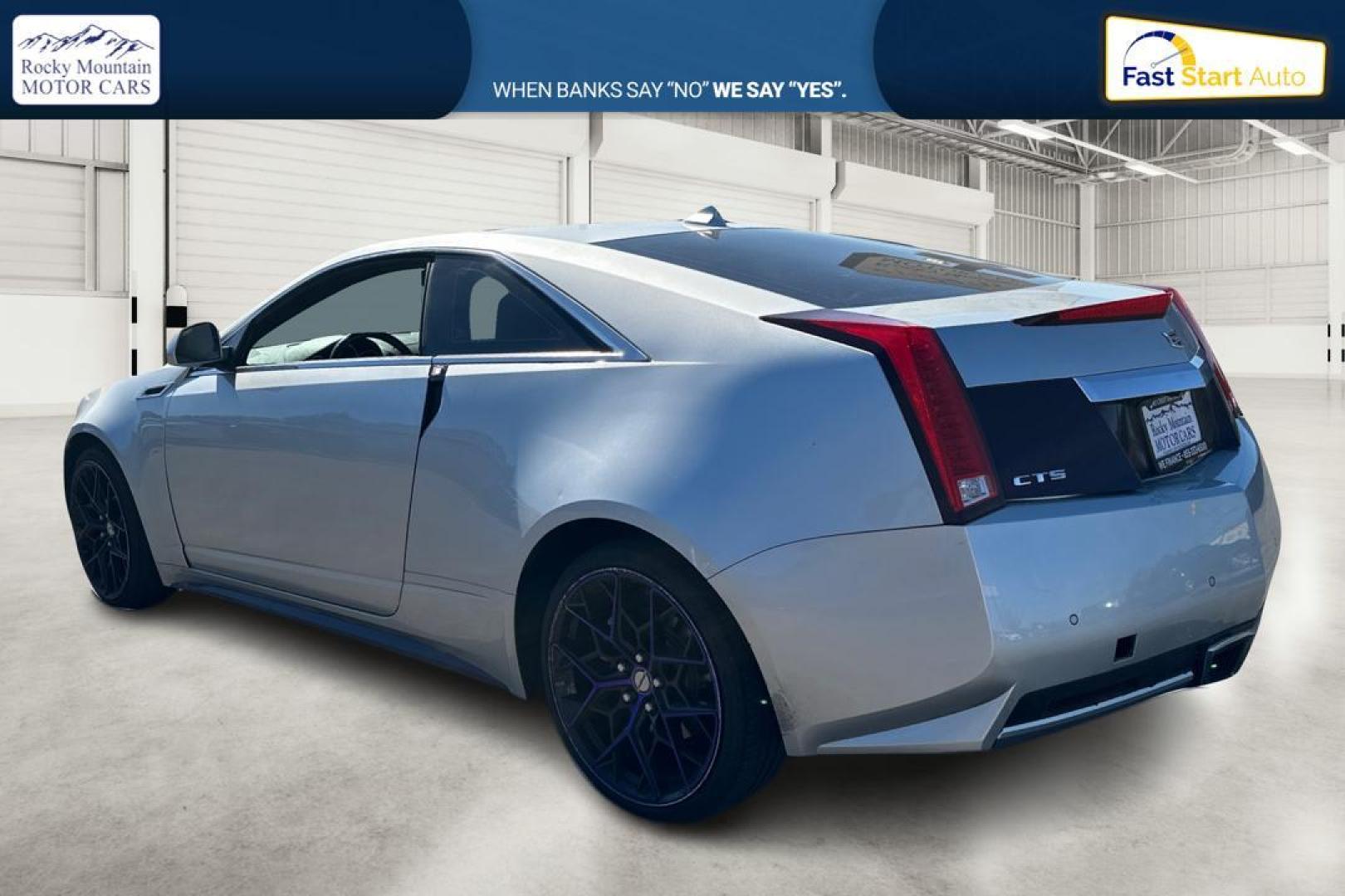 2012 Silver Cadillac CTS Performance Coupe (1G6DJ1E31C0) with an 3.6L V6 DOHC 24V FFV engine, 6-Speed Automatic transmission, located at 767 S State Road, Pleasant Grove, UT, 84062, (801) 785-1058, 40.354839, -111.736687 - Photo#5