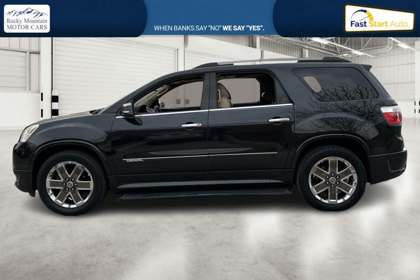 2012 Black GMC Acadia Denali FWD (1GKKRTED4CJ) with an 3.6L V6 DOHC 24V engine, 6-Speed Automatic transmission, located at 344 S Washington Blvd, Ogden, UT, 84404, (801) 399-1799, 41.255482, -111.970848 - Photo#6