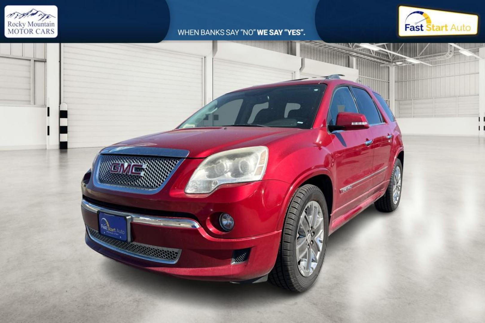 2012 Red GMC Acadia Denali FWD (1GKKRTEDXCJ) with an 3.6L V6 DOHC 24V engine, 6-Speed Automatic transmission, located at 7755 State Street, Midvale, UT, 84047, (801) 753-9063, 40.610329, -111.890656 - Photo#8