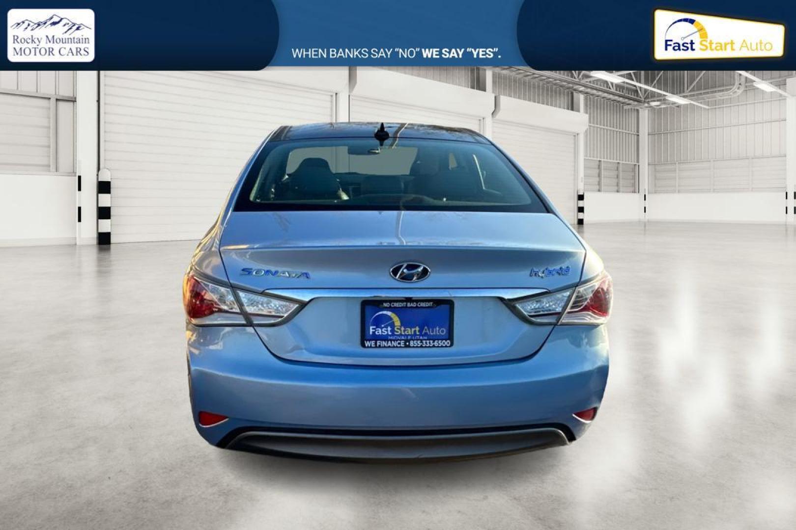 2012 Blue Hyundai Sonata GLS Auto PZEV (KMHEC4A43CA) with an 2.4L L4 DOHC 16V engine, 5-Speed Automatic transmission, located at 344 S Washington Blvd, Ogden, UT, 84404, (801) 399-1799, 41.255482, -111.970848 - Photo#4