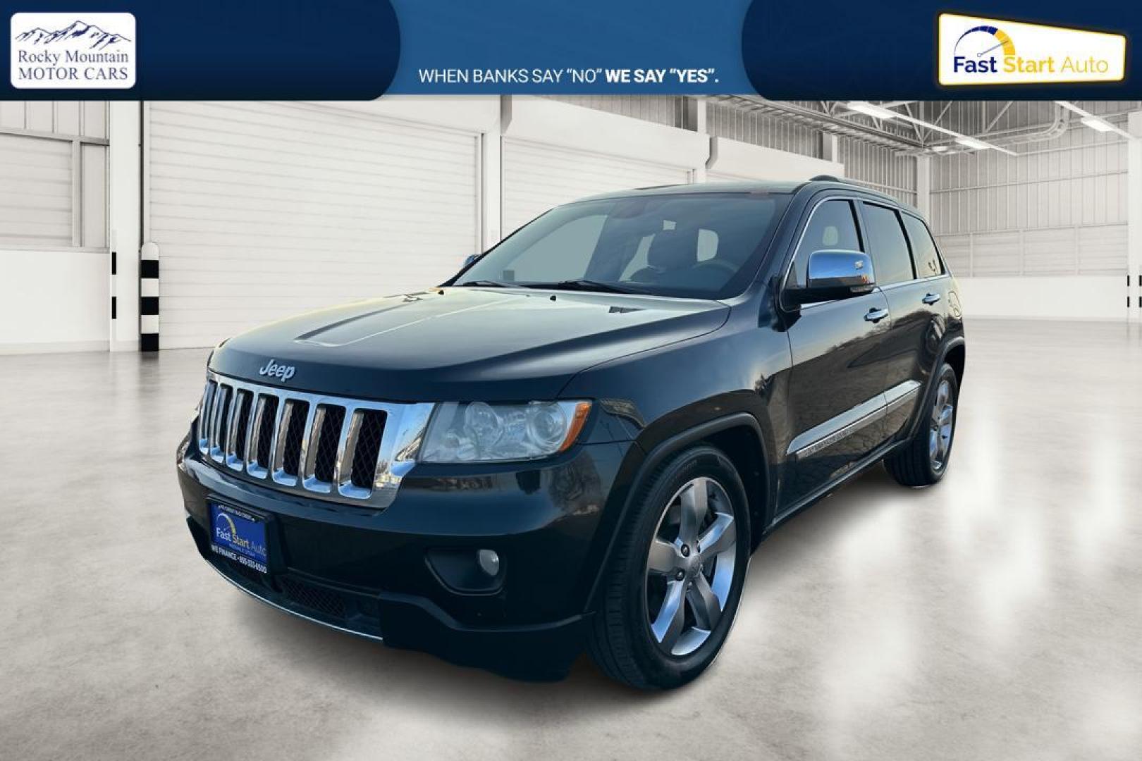 2012 Black Jeep Grand Cherokee Overland 4WD (1C4RJFCT2CC) with an 5.7L V8 OHV 16V engine, 5-Speed Automatic transmission, located at 7755 State Street, Midvale, UT, 84047, (801) 753-9063, 40.610329, -111.890656 - Photo#8