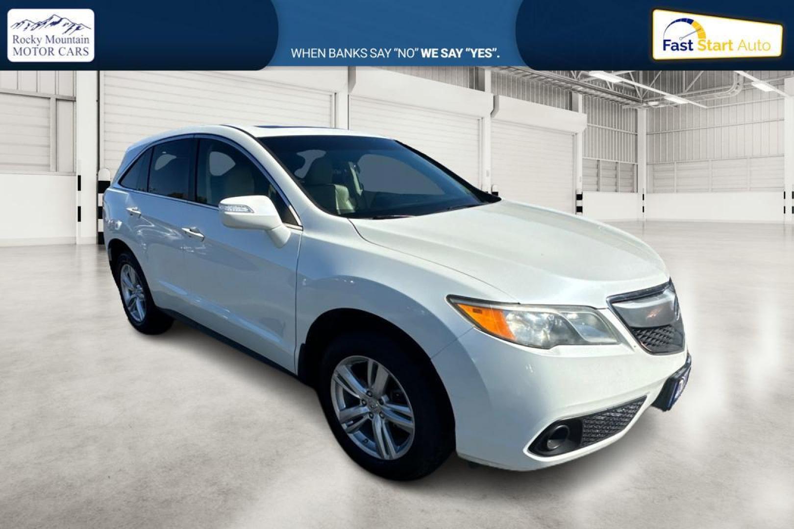 2013 White Acura RDX 6-Spd AT (5J8TB3H35DL) with an 2.3L L4 DOHC 16V engine, 6-Speed Automatic transmission, located at 7755 State Street, Midvale, UT, 84047, (801) 753-9063, 40.610329, -111.890656 - Photo#0
