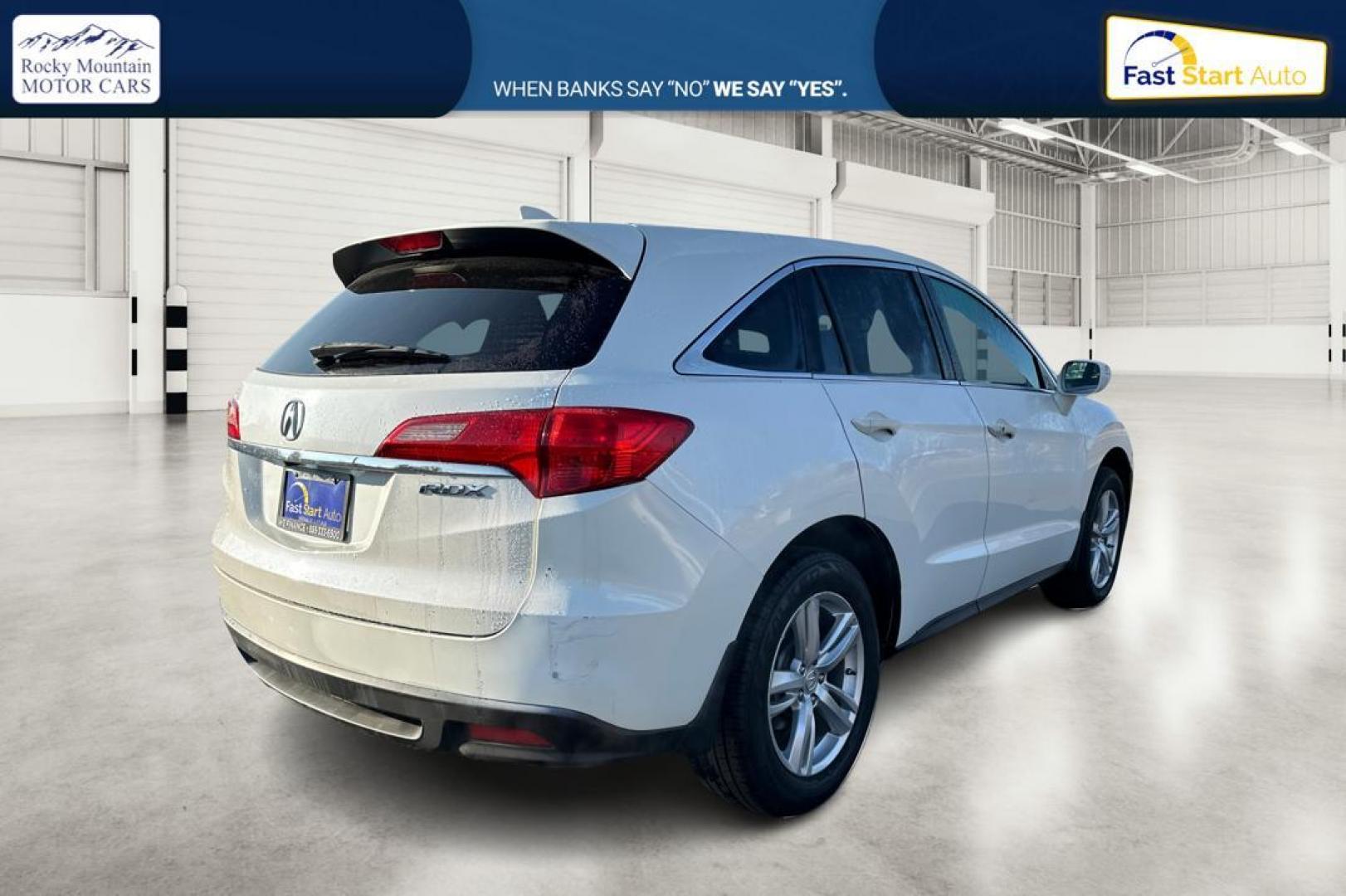 2013 White Acura RDX 6-Spd AT (5J8TB3H35DL) with an 2.3L L4 DOHC 16V engine, 6-Speed Automatic transmission, located at 344 S Washington Blvd, Ogden, UT, 84404, (801) 399-1799, 41.255482, -111.970848 - Photo#2