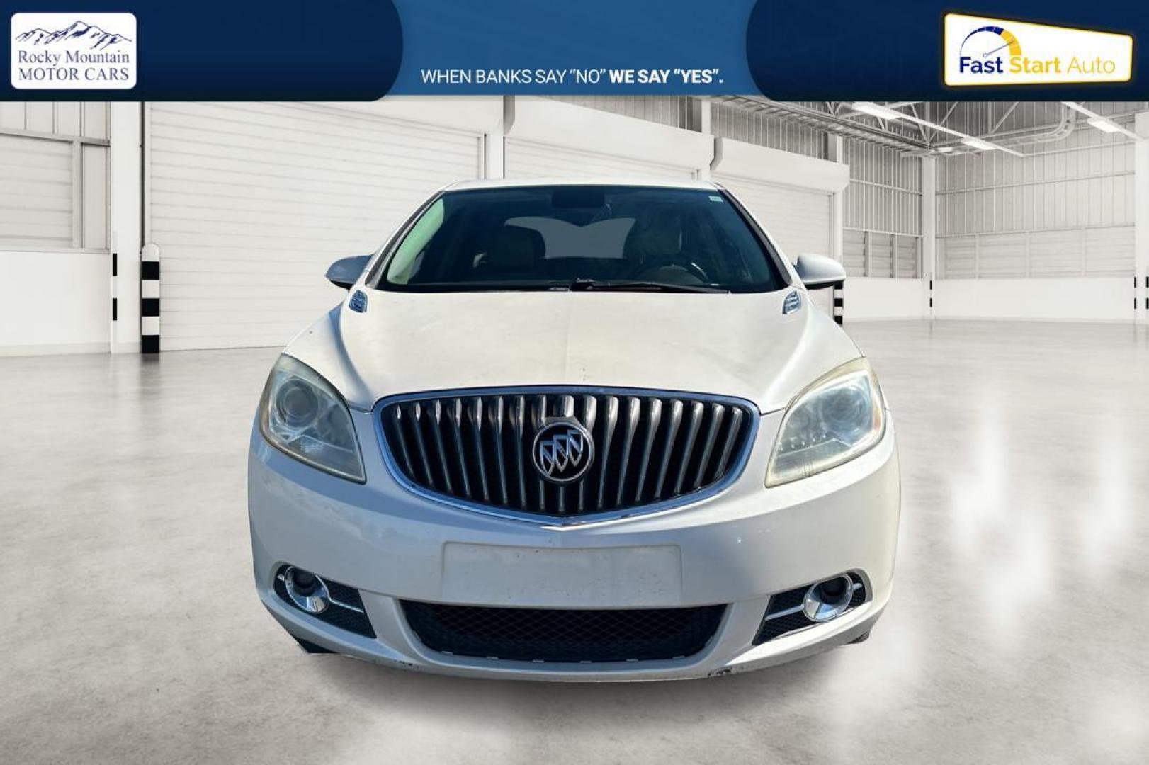 2013 White Buick Verano Leather (1G4PS5SK9D4) with an 2.4L L4 DOHC 16V FFV engine, 6-Speed Automatic transmission, located at 7755 State Street, Midvale, UT, 84047, (801) 753-9063, 40.610329, -111.890656 - Photo#9