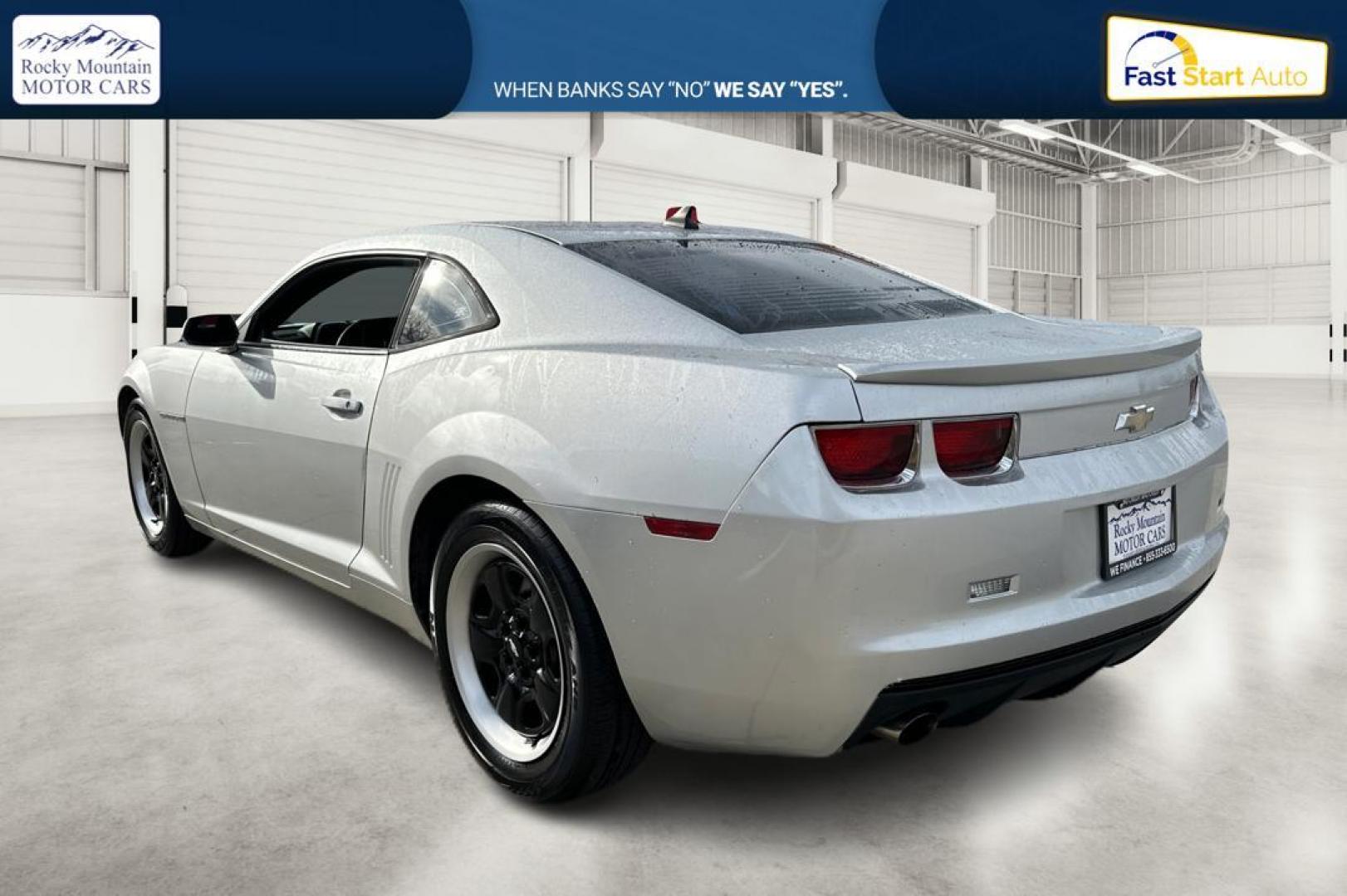 2013 Silver Chevrolet Camaro LS Coupe (2G1FE1E33D9) with an 3.6L V6 DOHC 24V FFV engine, 6-Speed Manual transmission, located at 344 S Washington Blvd, Ogden, UT, 84404, (801) 399-1799, 41.255482, -111.970848 - Photo#4