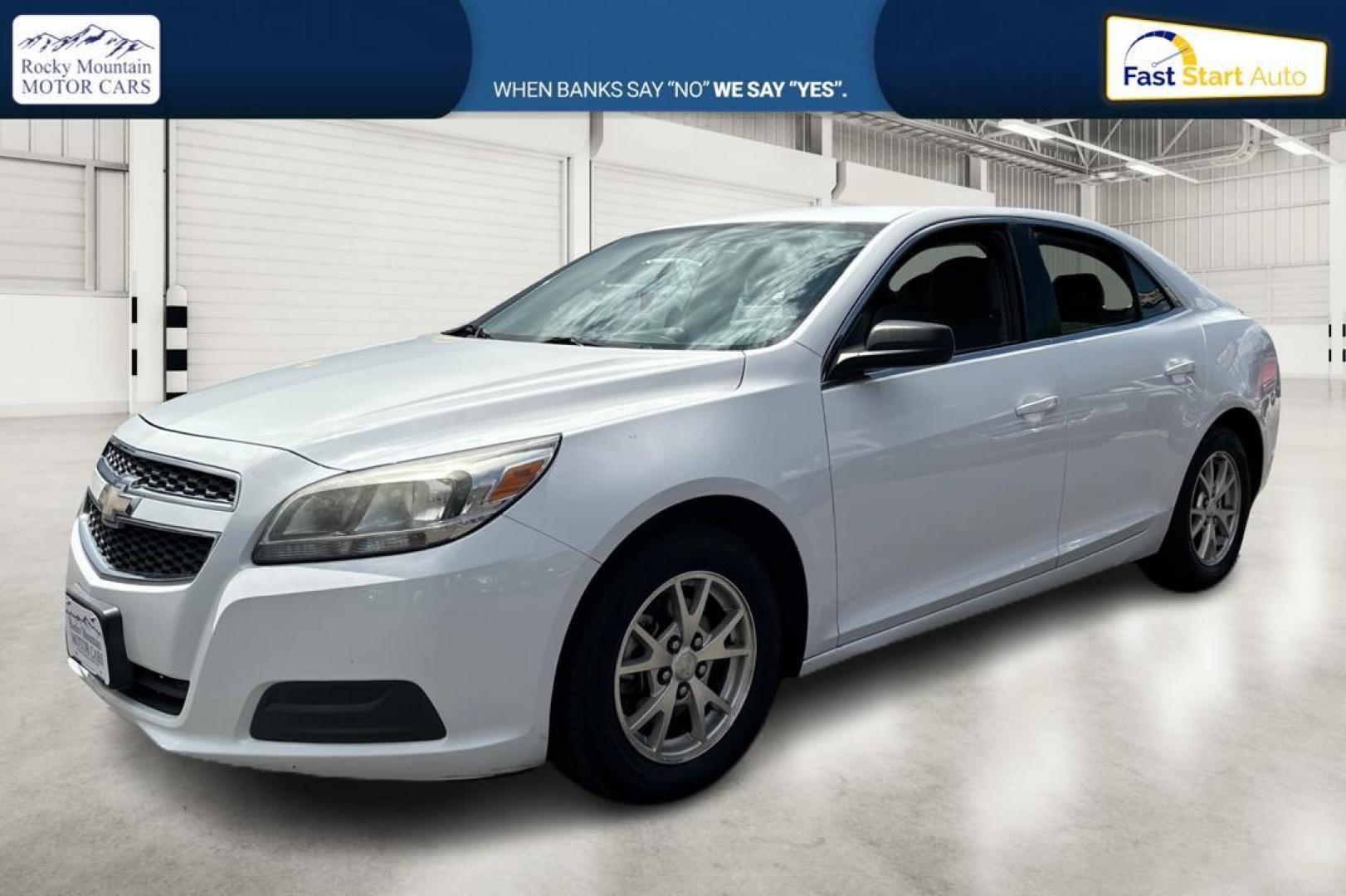 2013 White Chevrolet Malibu LS Fleet (1G11A5SA6DF) with an 2.5L L4 DOHC 16V engine, 6-Speed Automatic transmission, located at 344 S Washington Blvd, Ogden, UT, 84404, (801) 399-1799, 41.255482, -111.970848 - Photo#6