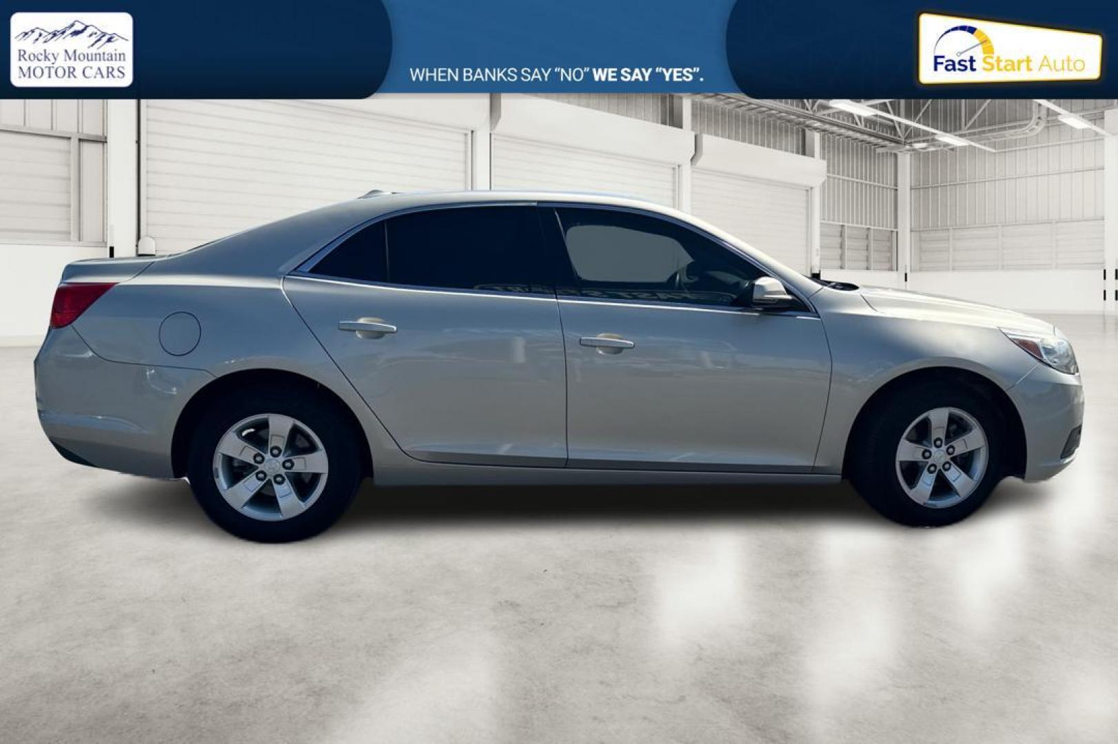 2013 Silver Chevrolet Malibu 1LT (1G11C5SA9DF) with an 2.5L L4 DOHC 16V engine, 6-Speed Automatic transmission, located at 344 S Washington Blvd, Ogden, UT, 84404, (801) 399-1799, 41.255482, -111.970848 - Photo#1