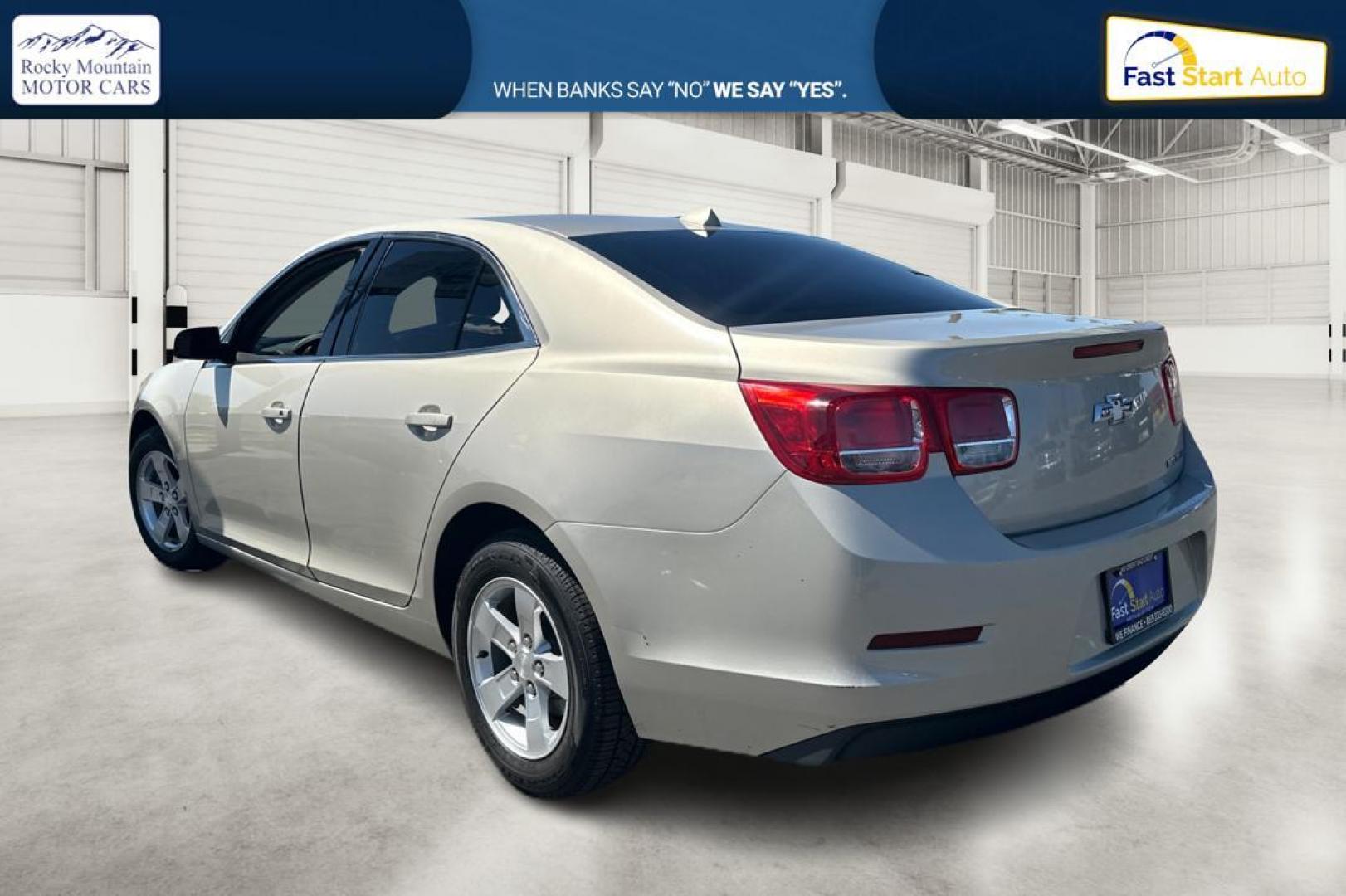 2013 Silver Chevrolet Malibu 1LT (1G11C5SA9DF) with an 2.5L L4 DOHC 16V engine, 6-Speed Automatic transmission, located at 344 S Washington Blvd, Ogden, UT, 84404, (801) 399-1799, 41.255482, -111.970848 - Photo#4