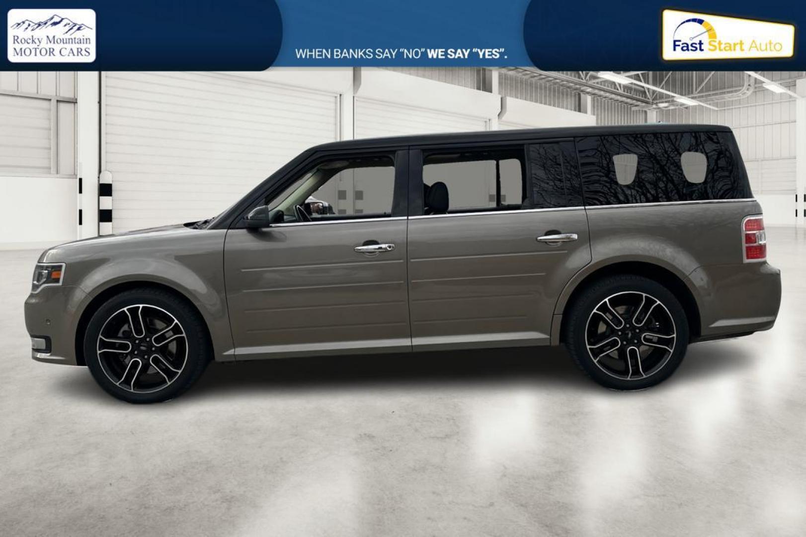 2013 Gray Ford Flex Limited AWD (2FMHK6DT0DB) with an 3.5L V6 DOHC 24V engine, 6-Speed Automatic Overdrive transmission, located at 344 S Washington Blvd, Ogden, UT, 84404, (801) 399-1799, 41.255482, -111.970848 - Photo#6