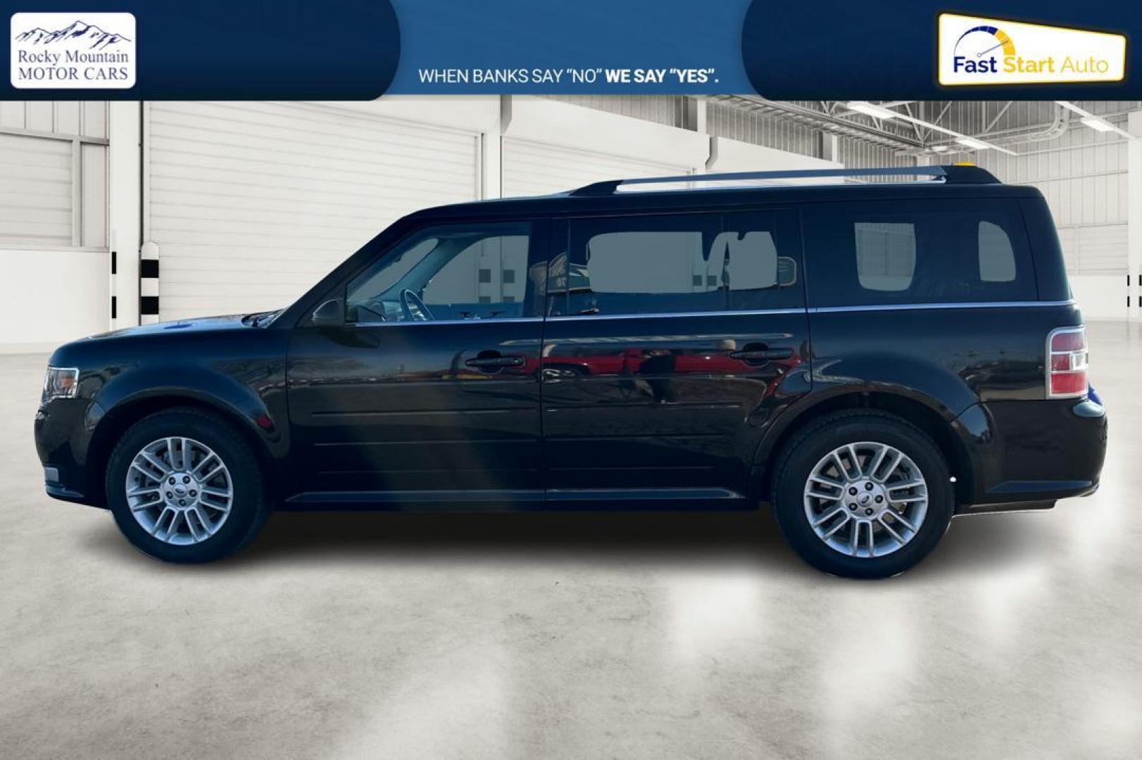 2013 Black Ford Flex SEL FWD (2FMGK5C84DB) with an 3.5L V6 DOHC 24V engine, 6-Speed Automatic Overdrive transmission, located at 7755 State Street, Midvale, UT, 84047, (801) 753-9063, 40.610329, -111.890656 - Photo#6