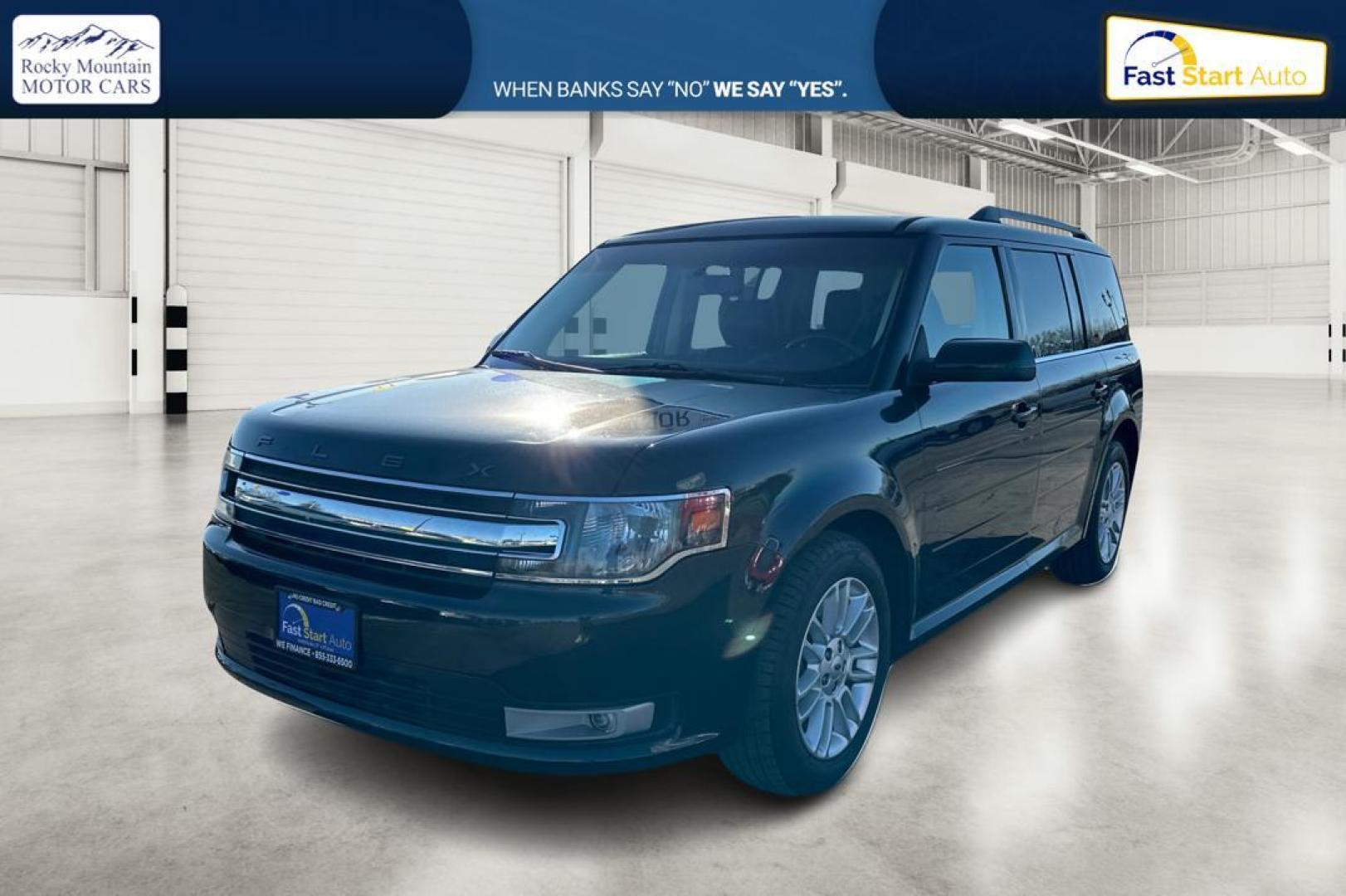 2013 Black Ford Flex SEL FWD (2FMGK5C84DB) with an 3.5L V6 DOHC 24V engine, 6-Speed Automatic Overdrive transmission, located at 7755 State Street, Midvale, UT, 84047, (801) 753-9063, 40.610329, -111.890656 - Photo#8