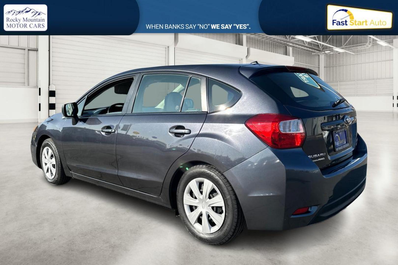 2013 Gray Subaru Impreza Base 5-Door (JF1GPAA63DG) with an 2.0L H4 DOHC 16V engine, Continuously Variable Transmission transmission, located at 7755 State Street, Midvale, UT, 84047, (801) 753-9063, 40.610329, -111.890656 - Photo#5