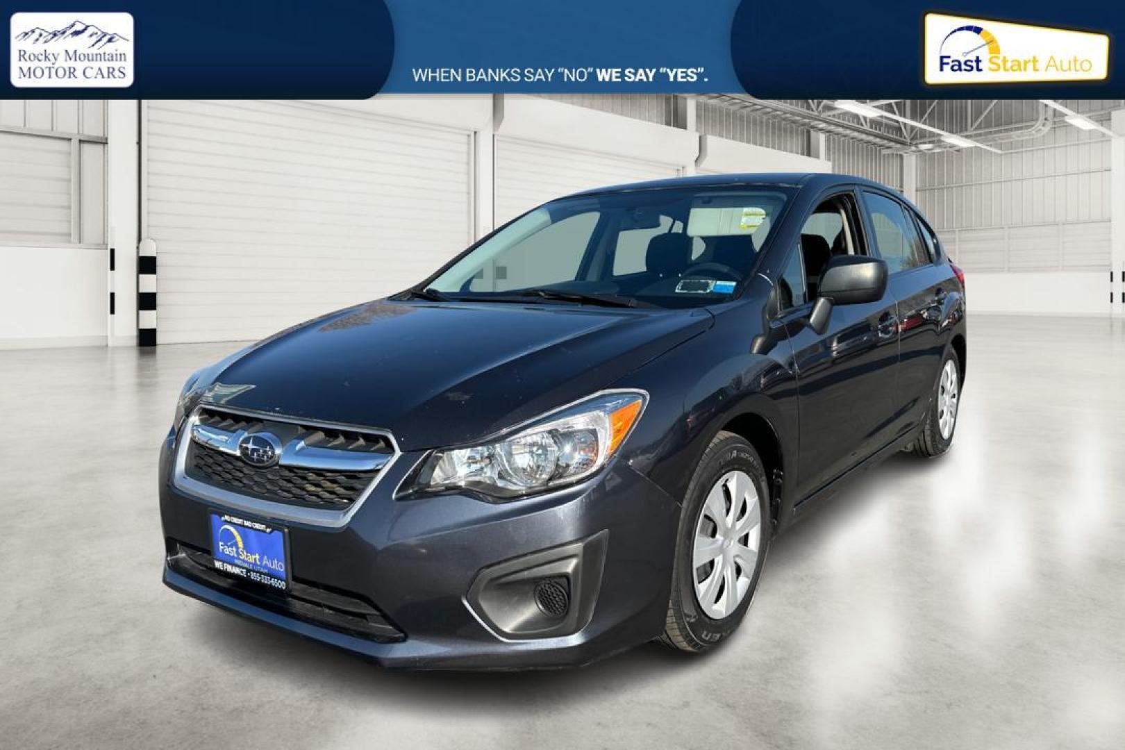 2013 Gray Subaru Impreza Base 5-Door (JF1GPAA63DG) with an 2.0L H4 DOHC 16V engine, Continuously Variable Transmission transmission, located at 7755 State Street, Midvale, UT, 84047, (801) 753-9063, 40.610329, -111.890656 - Photo#8