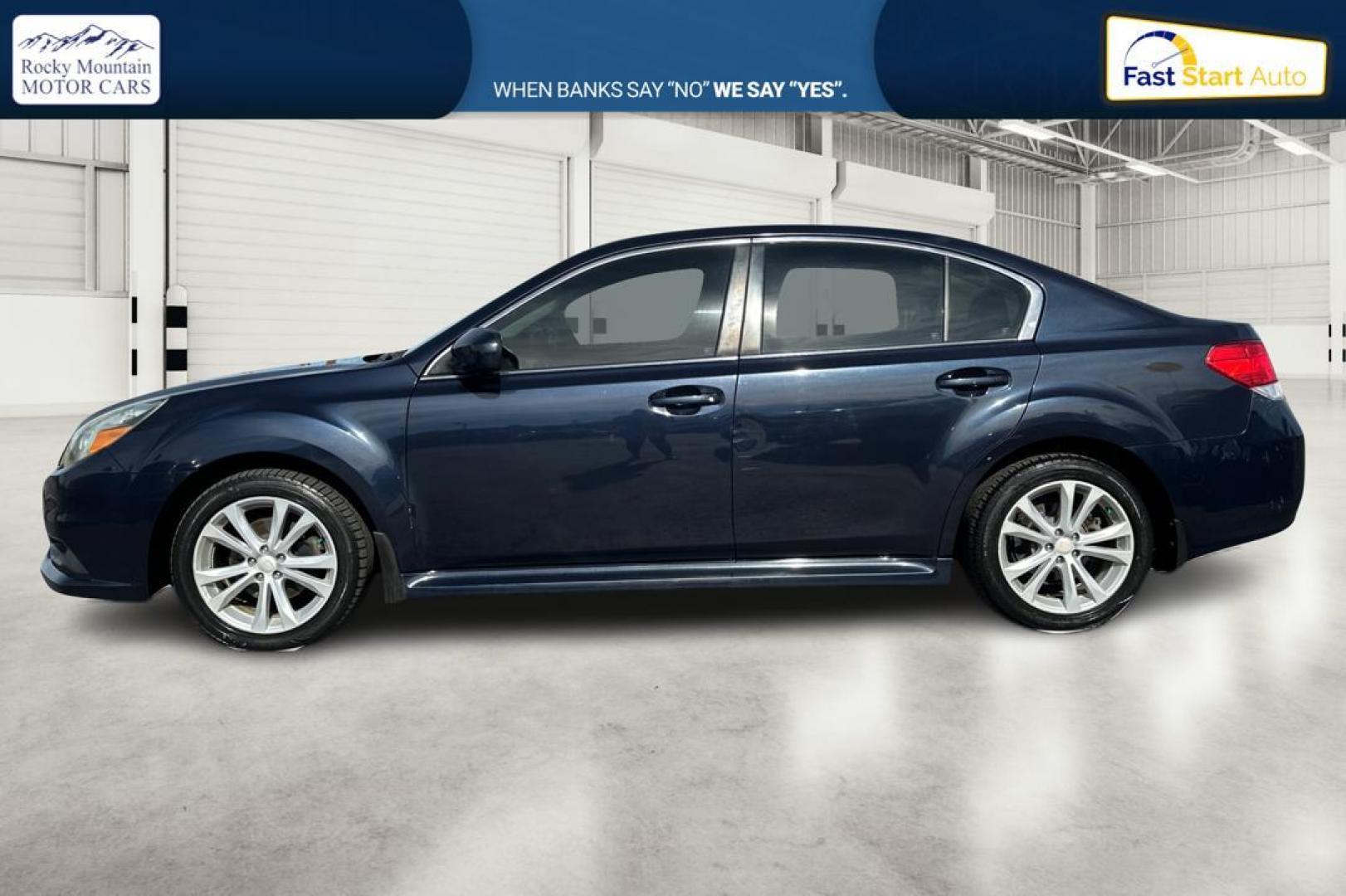 2013 Blue Subaru Legacy 2.5i Premium (4S3BMBC63D3) with an 2.5L H4 SOHC 16V engine, Continuously Variable Transmission transmission, located at 7755 State Street, Midvale, UT, 84047, (801) 753-9063, 40.610329, -111.890656 - Photo#6