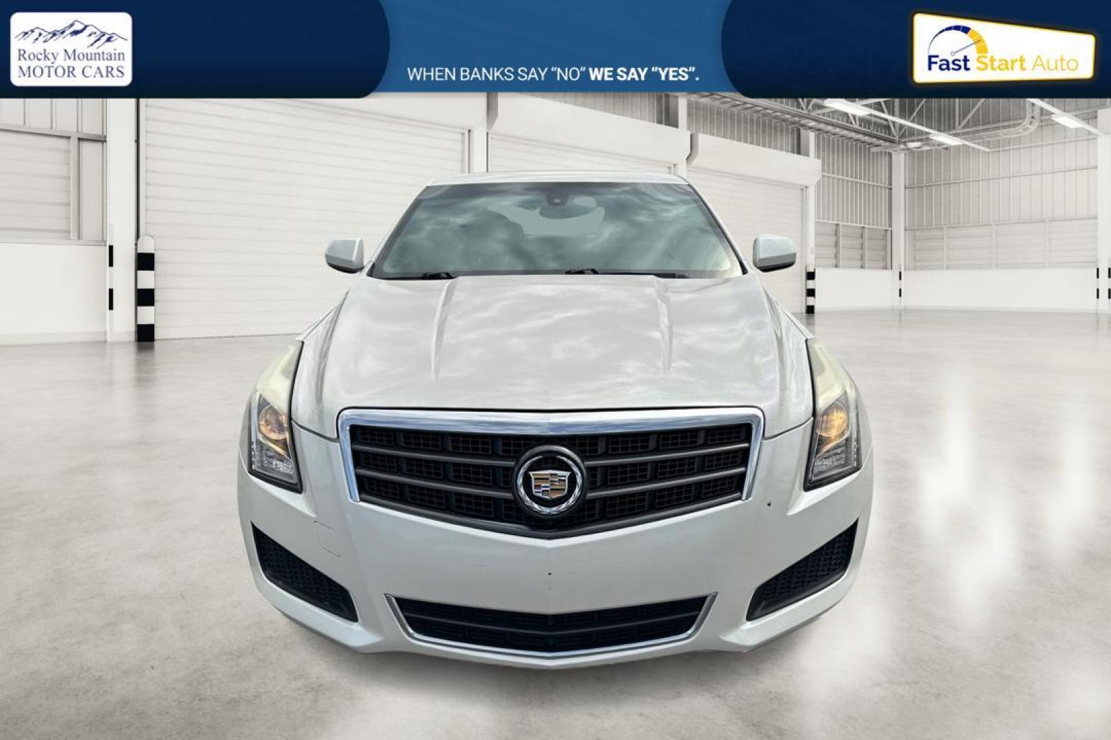 2014 White Cadillac ATS 2.0L Base RWD (1G6AA5RX2E0) with an 2.0L L4 DOHC 16V engine, Automatic, 6-Spd transmission, located at 7755 State Street, Midvale, UT, 84047, (801) 753-9063, 40.610329, -111.890656 - Photo#7