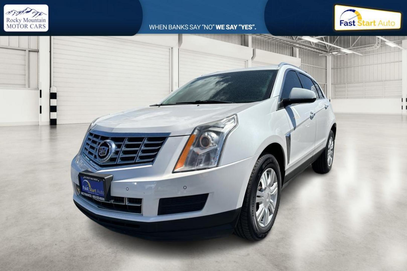 2014 White Cadillac SRX Luxury Collection FWD (3GYFNBE31ES) with an 3.6L V6 DOHC 24V FFV engine, 6-Speed Automatic transmission, located at 344 S Washington Blvd, Ogden, UT, 84404, (801) 399-1799, 41.255482, -111.970848 - Photo#6