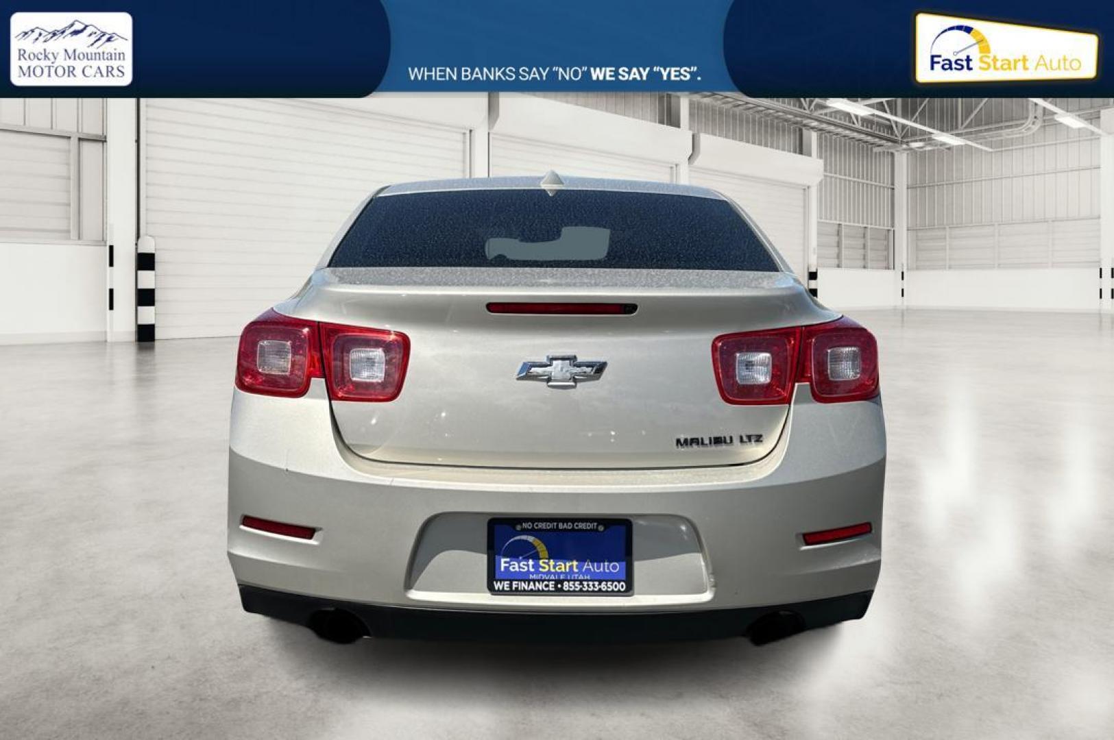 2014 Beige Chevrolet Malibu 1TZ (1G11H5SL8EF) with an 2.5L L4 DOHC 16V engine, 6-Speed Automatic transmission, located at 7755 State Street, Midvale, UT, 84047, (801) 753-9063, 40.610329, -111.890656 - Photo#3