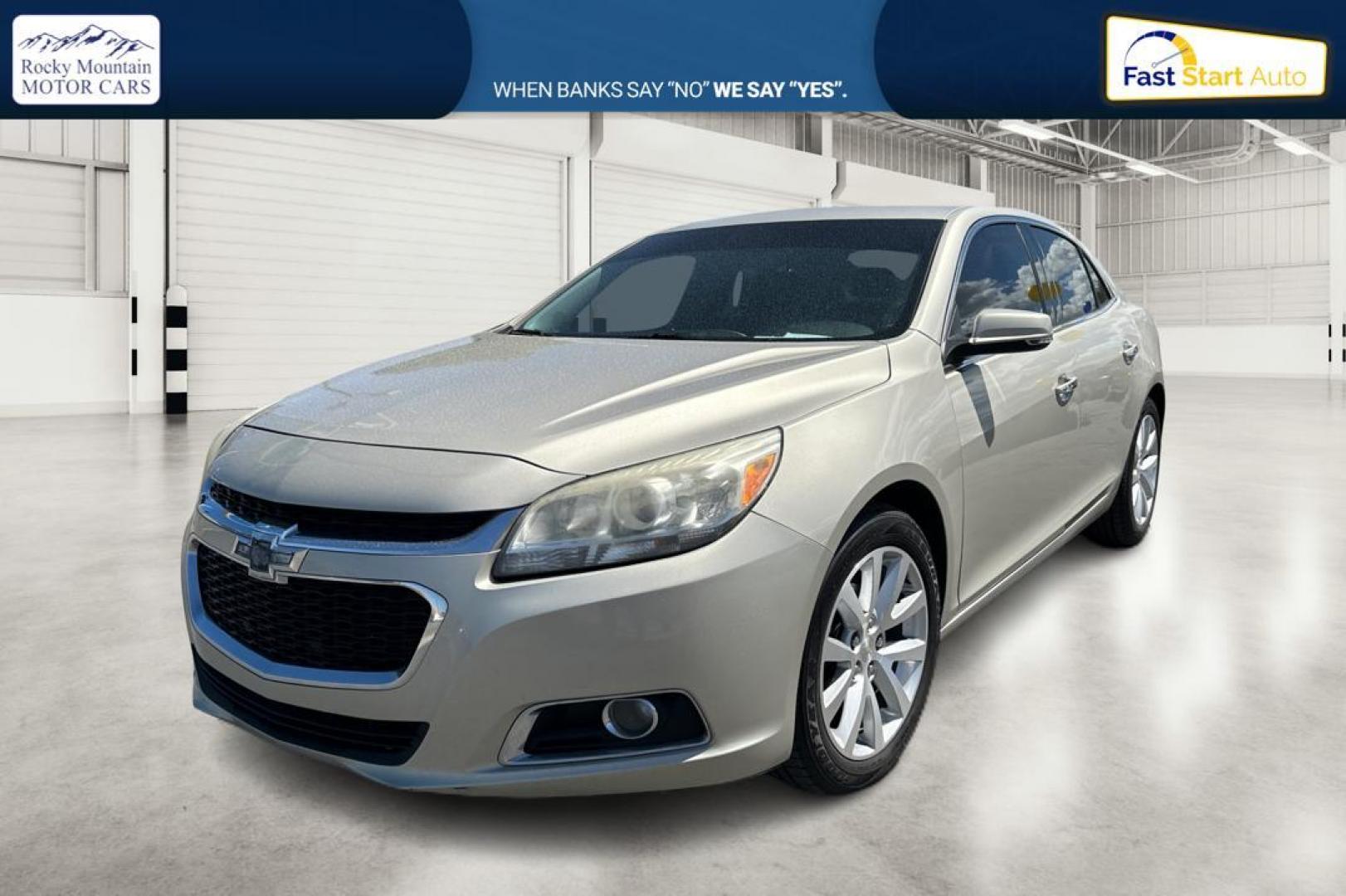 2014 Beige Chevrolet Malibu 1TZ (1G11H5SL8EF) with an 2.5L L4 DOHC 16V engine, 6-Speed Automatic transmission, located at 7755 State Street, Midvale, UT, 84047, (801) 753-9063, 40.610329, -111.890656 - Photo#6