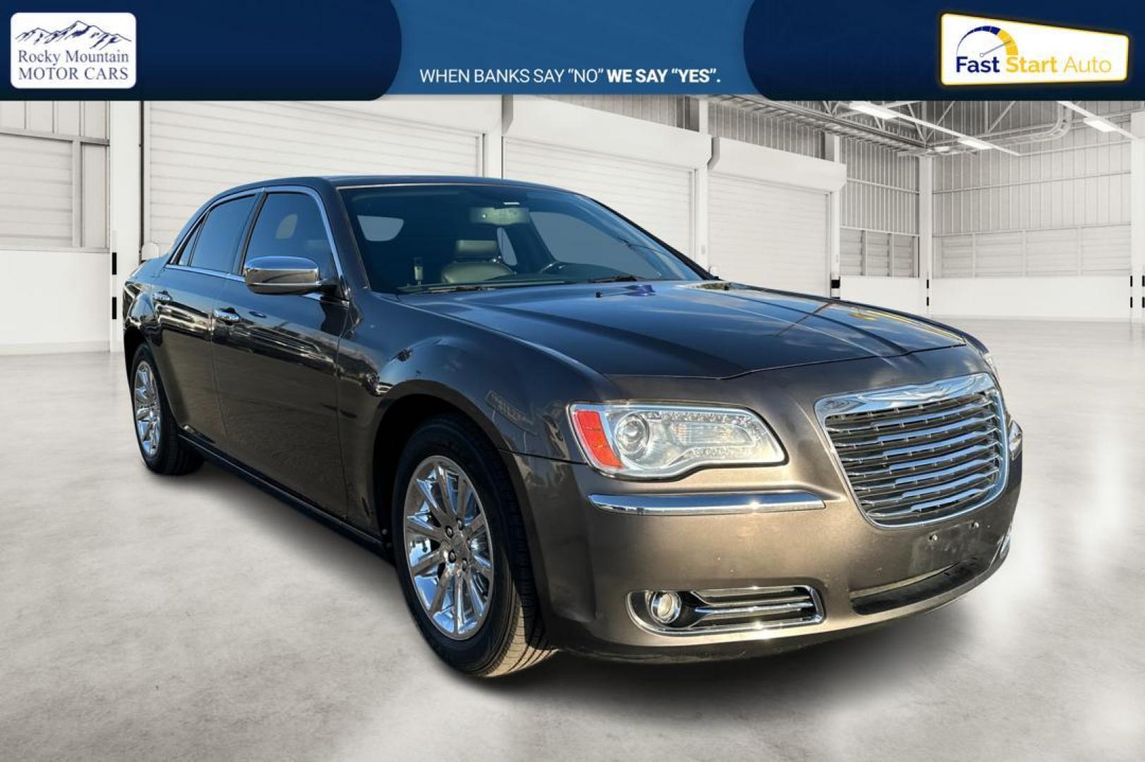 2014 Gray Chrysler 300 C RWD (2C3CCAET3EH) with an 5.7L V8 OHV 16V engine, 5-Speed Automatic transmission, located at 7755 State Street, Midvale, UT, 84047, (801) 753-9063, 40.610329, -111.890656 - Photo#0