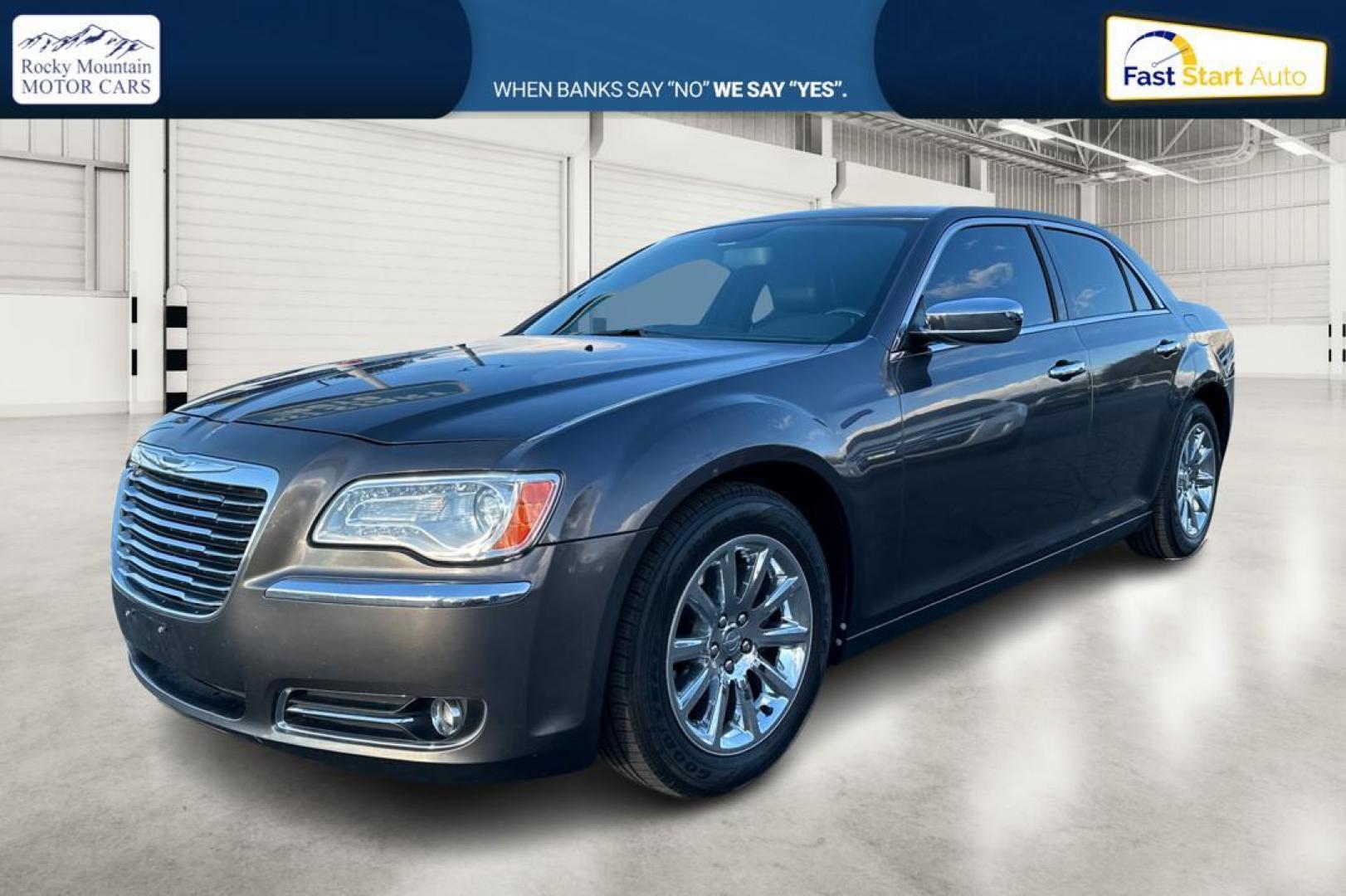 2014 Gray Chrysler 300 C RWD (2C3CCAET3EH) with an 5.7L V8 OHV 16V engine, 5-Speed Automatic transmission, located at 7755 State Street, Midvale, UT, 84047, (801) 753-9063, 40.610329, -111.890656 - Photo#8