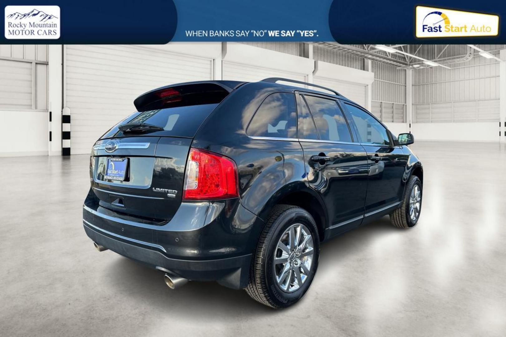 2014 Black Ford Edge Limited AWD (2FMDK4KCXEB) with an 3.5L V6 DOHC 24V engine, 6-Speed Automatic transmission, located at 7755 State Street, Midvale, UT, 84047, (801) 753-9063, 40.610329, -111.890656 - Photo#2