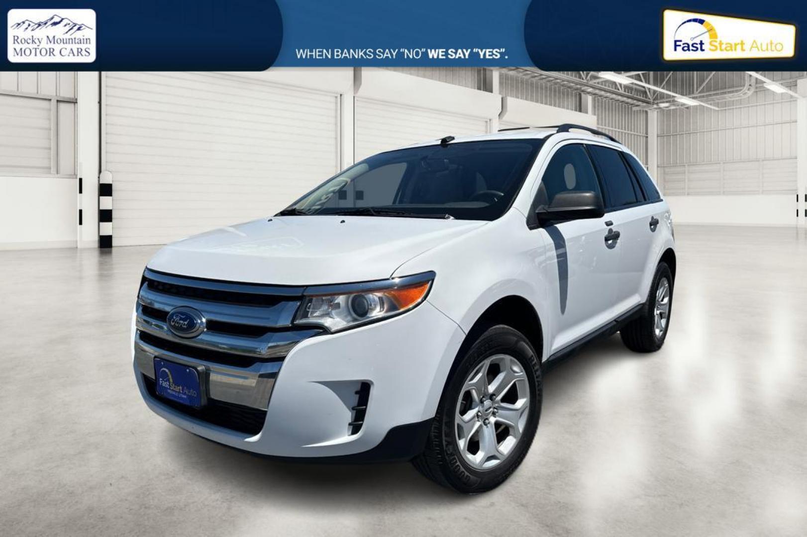 2014 White Ford Edge SE AWD (2FMDK4GCXEB) with an 3.5L V6 DOHC 24V engine, 6-Speed Automatic transmission, located at 344 S Washington Blvd, Ogden, UT, 84404, (801) 399-1799, 41.255482, -111.970848 - Photo#6