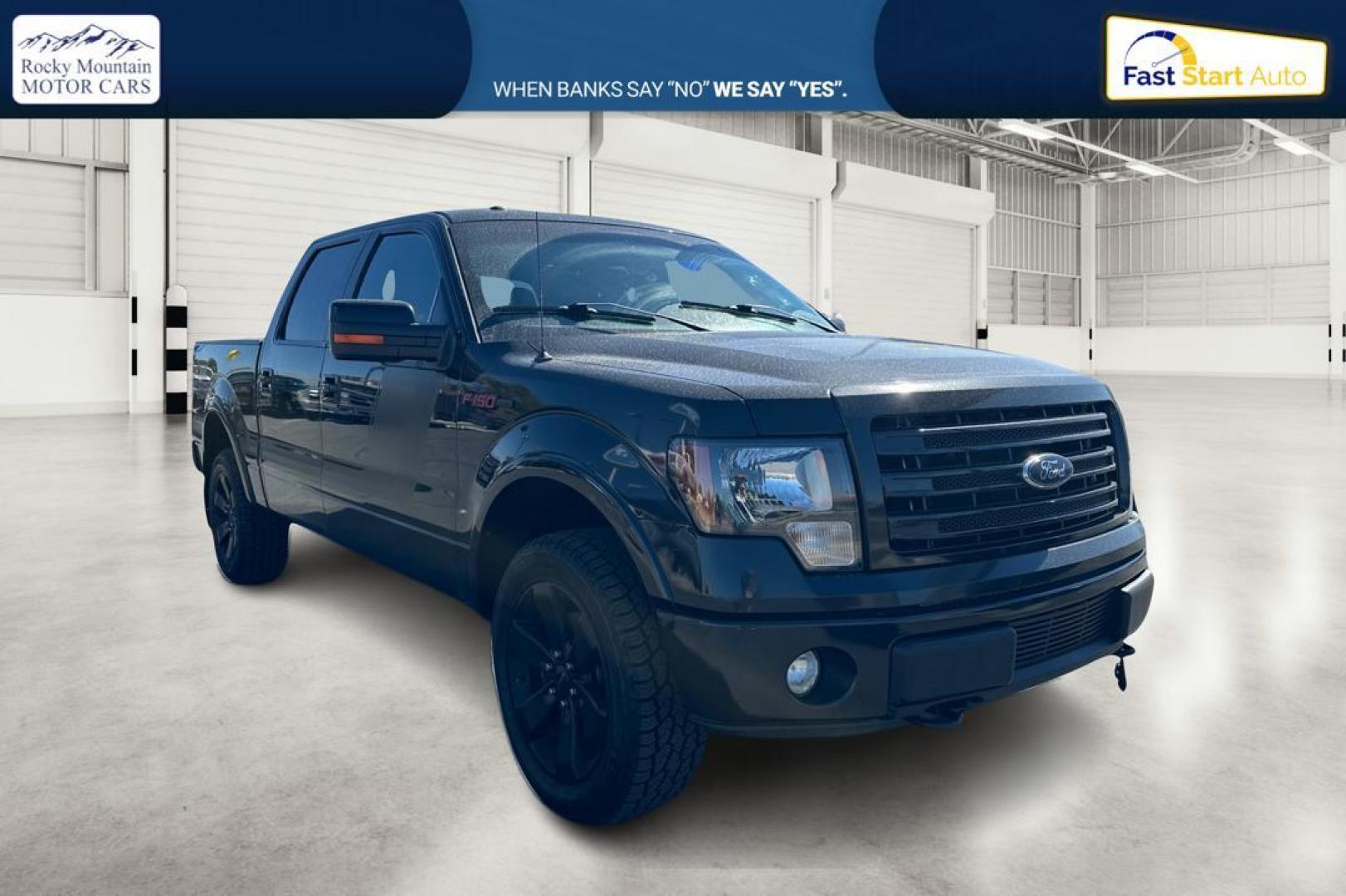 2014 Black Ford F-150 XL SuperCrew 5.5-ft. Bed 4WD (1FTFW1EF9EF) with an 5.0L V8 engine, 6-Speed Automatic transmission, located at 7755 State Street, Midvale, UT, 84047, (801) 753-9063, 40.610329, -111.890656 - Photo#0