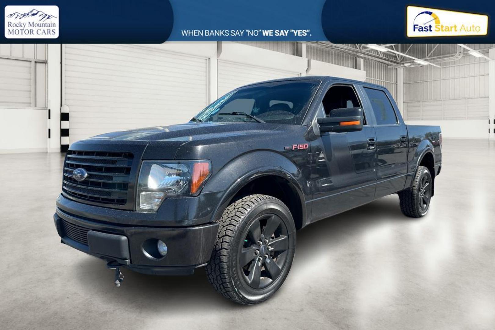 2014 Black Ford F-150 XL SuperCrew 5.5-ft. Bed 4WD (1FTFW1EF9EF) with an 5.0L V8 engine, 6-Speed Automatic transmission, located at 7755 State Street, Midvale, UT, 84047, (801) 753-9063, 40.610329, -111.890656 - Photo#8