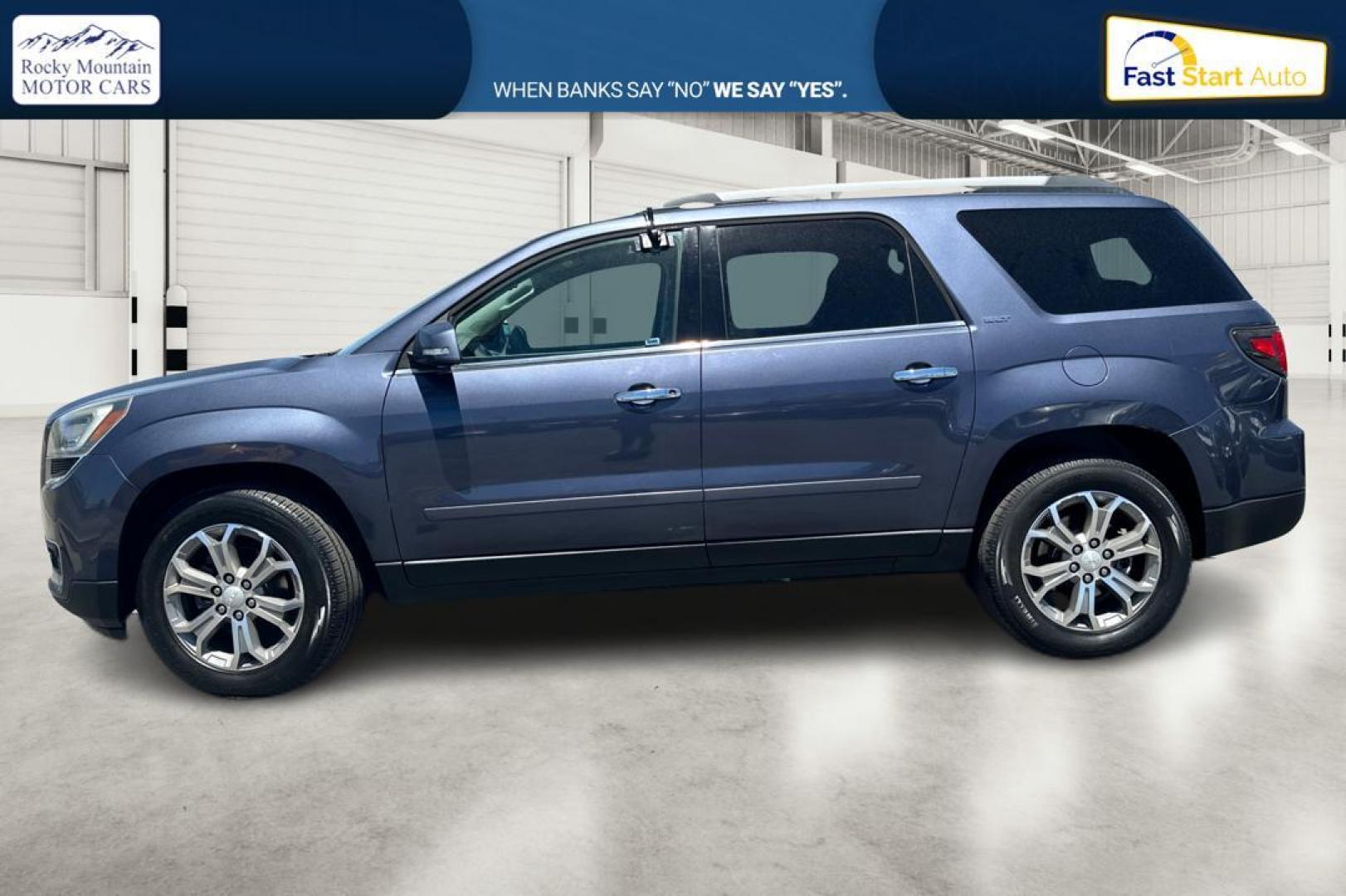 2014 Blue GMC Acadia SLT-1 FWD (1GKKRRKD9EJ) with an 3.6L V6 DOHC 24V engine, 6-Speed Automatic transmission, located at 7755 State Street, Midvale, UT, 84047, (801) 753-9063, 40.610329, -111.890656 - Photo#5