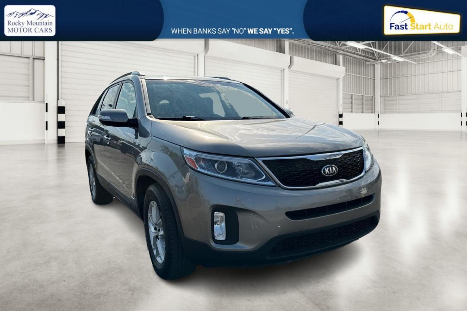 2014 Gray Kia Sorento LX AWD (5XYKTCA67EG) with an 2.4L L4 DOHC 16V engine, 6-Speed Automatic transmission, located at 7755 State Street, Midvale, UT, 84047, (801) 753-9063, 40.610329, -111.890656 - Photo#0