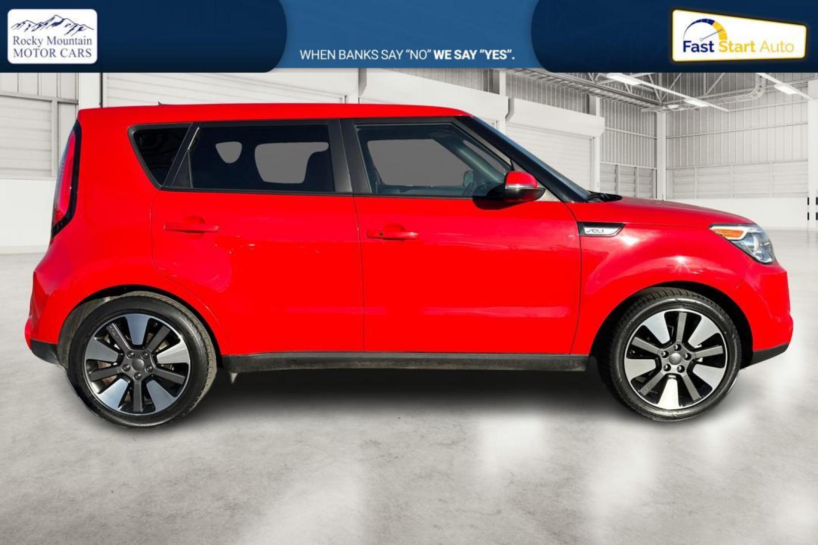 2014 Red Kia Soul ! (KNDJX3A58E7) with an 2.0L L4 DOHC 16V engine, 6-Speed Automatic transmission, located at 7755 State Street, Midvale, UT, 84047, (801) 753-9063, 40.610329, -111.890656 - Photo#1