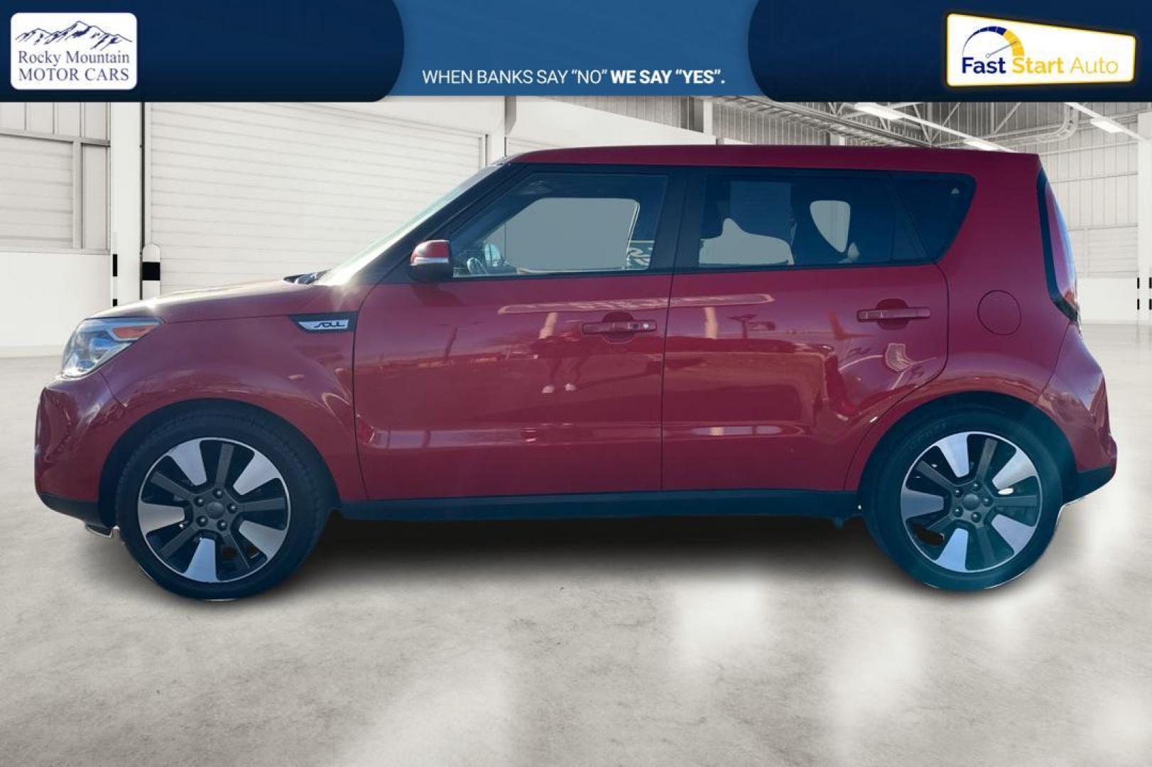 2014 Red Kia Soul ! (KNDJX3A58E7) with an 2.0L L4 DOHC 16V engine, 6-Speed Automatic transmission, located at 7755 State Street, Midvale, UT, 84047, (801) 753-9063, 40.610329, -111.890656 - Photo#6