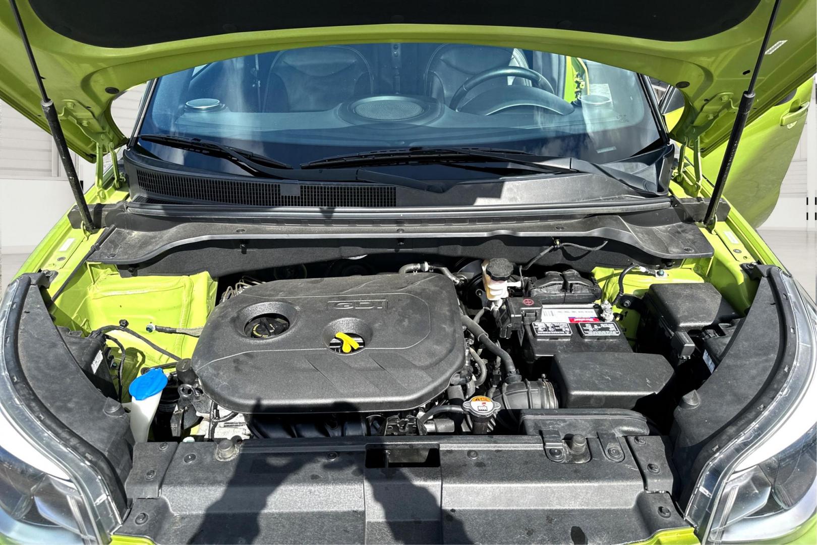 2014 Green Kia Soul + (KNDJP3A57E7) with an 2.0L L4 DOHC 16V engine, 6-Speed Automatic transmission, located at 767 S State Road, Pleasant Grove, UT, 84062, (801) 785-1058, 40.354839, -111.736687 - Photo#8