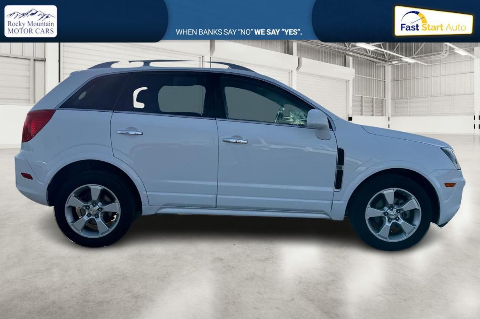 2015 White Chevrolet Captiva Sport LTZ FWD (3GNAL4EK1FS) with an 2.4L L4 DOHC 16V FFV engine, 6-Speed Automatic transmission, located at 7755 State Street, Midvale, UT, 84047, (801) 753-9063, 40.610329, -111.890656 - Photo#1