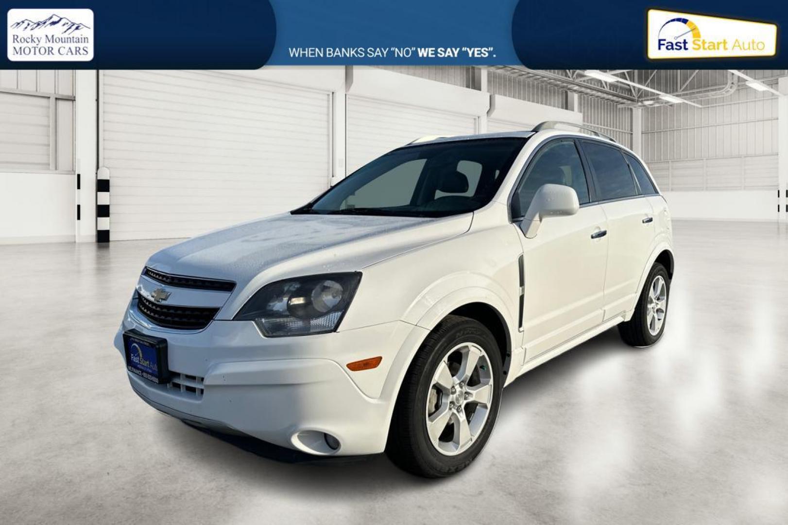 2015 White Chevrolet Captiva Sport LTZ FWD (3GNAL4EK1FS) with an 2.4L L4 DOHC 16V FFV engine, 6-Speed Automatic transmission, located at 7755 State Street, Midvale, UT, 84047, (801) 753-9063, 40.610329, -111.890656 - Photo#8