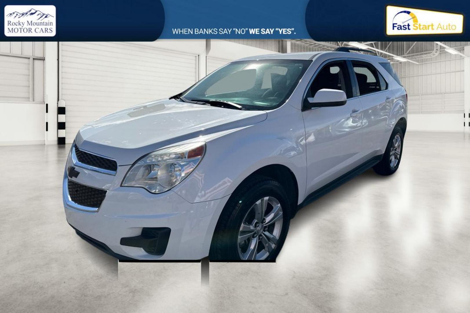 2015 White Chevrolet Equinox 1LT 2WD (2GNALBEK1F6) with an 2.4L L4 DOHC 16V FFV engine, 6-Speed Automatic transmission, located at 767 S State Road, Pleasant Grove, UT, 84062, (801) 785-1058, 40.354839, -111.736687 - Photo#8