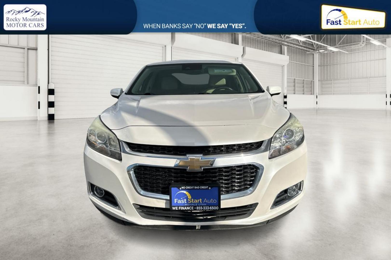 2015 White Chevrolet Malibu 1LTZ (1G11F5SL4FF) with an 2.5L L4 DOHC 16V engine, 6-Speed Automatic transmission, located at 7755 State Street, Midvale, UT, 84047, (801) 753-9063, 40.610329, -111.890656 - Photo#9