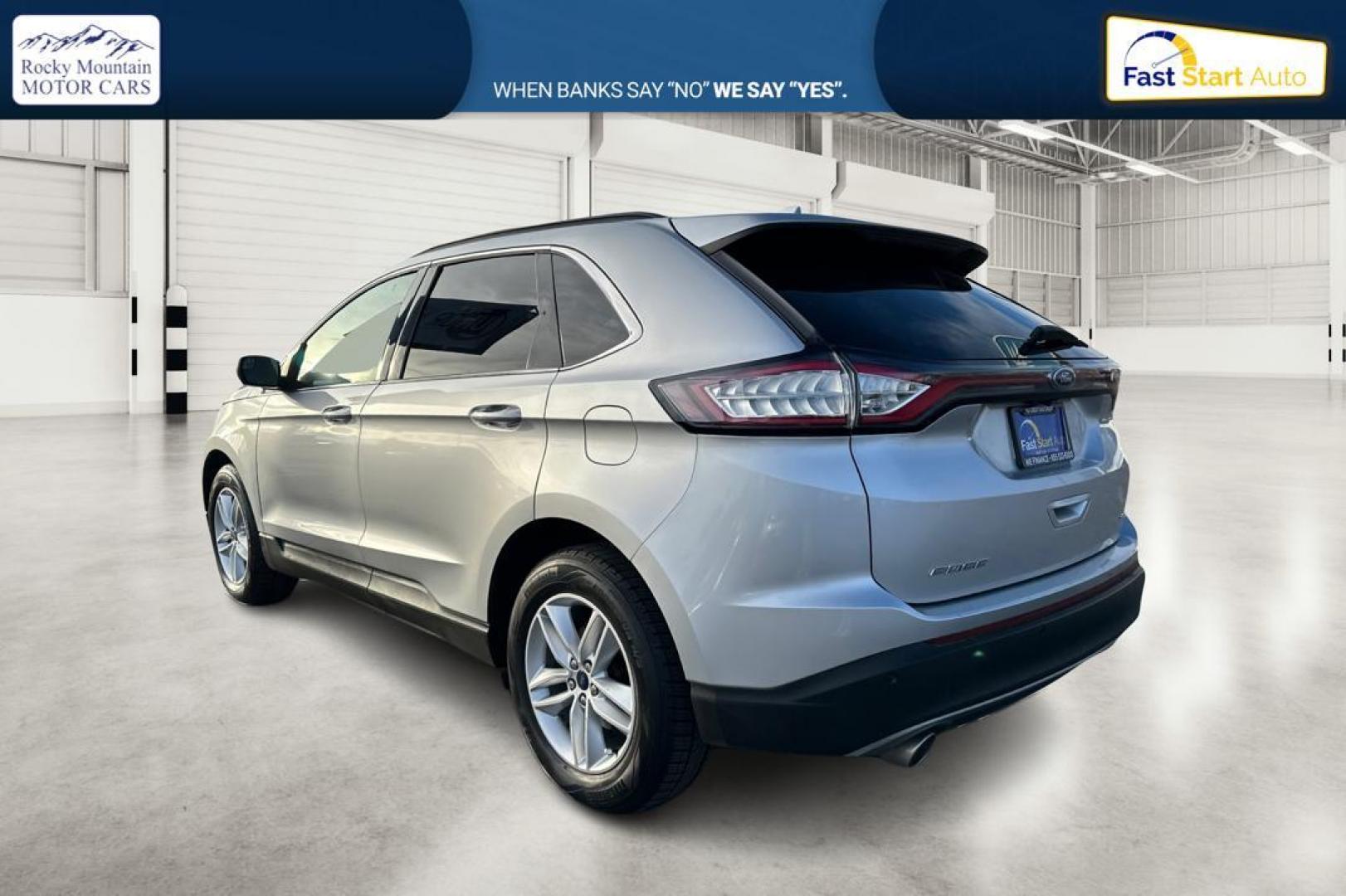 2015 Silver Ford Edge SEL FWD (2FMTK3J80FB) with an 3.5L V6 DOHC 24V engine, 6-Speed Automatic transmission, located at 7755 State Street, Midvale, UT, 84047, (801) 753-9063, 40.610329, -111.890656 - Photo#5