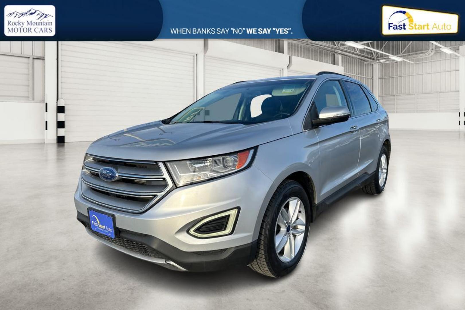 2015 Silver Ford Edge SEL FWD (2FMTK3J80FB) with an 3.5L V6 DOHC 24V engine, 6-Speed Automatic transmission, located at 7755 State Street, Midvale, UT, 84047, (801) 753-9063, 40.610329, -111.890656 - Photo#8