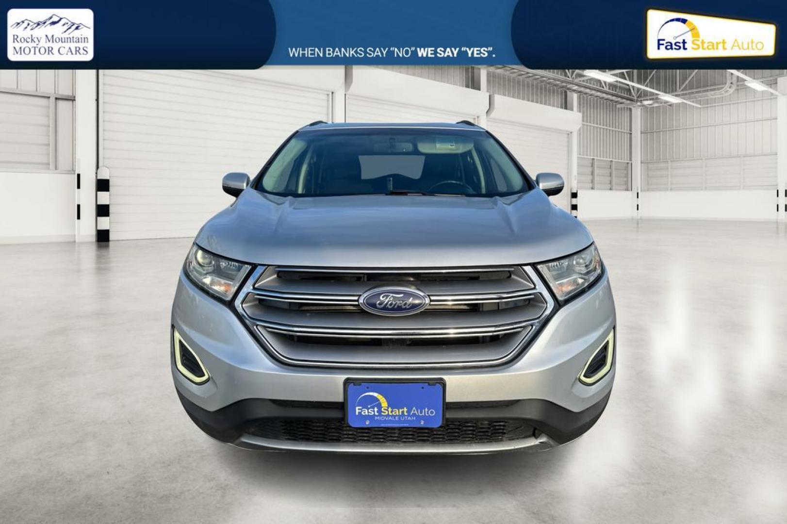 2015 Silver Ford Edge SEL FWD (2FMTK3J80FB) with an 3.5L V6 DOHC 24V engine, 6-Speed Automatic transmission, located at 7755 State Street, Midvale, UT, 84047, (801) 753-9063, 40.610329, -111.890656 - Photo#9