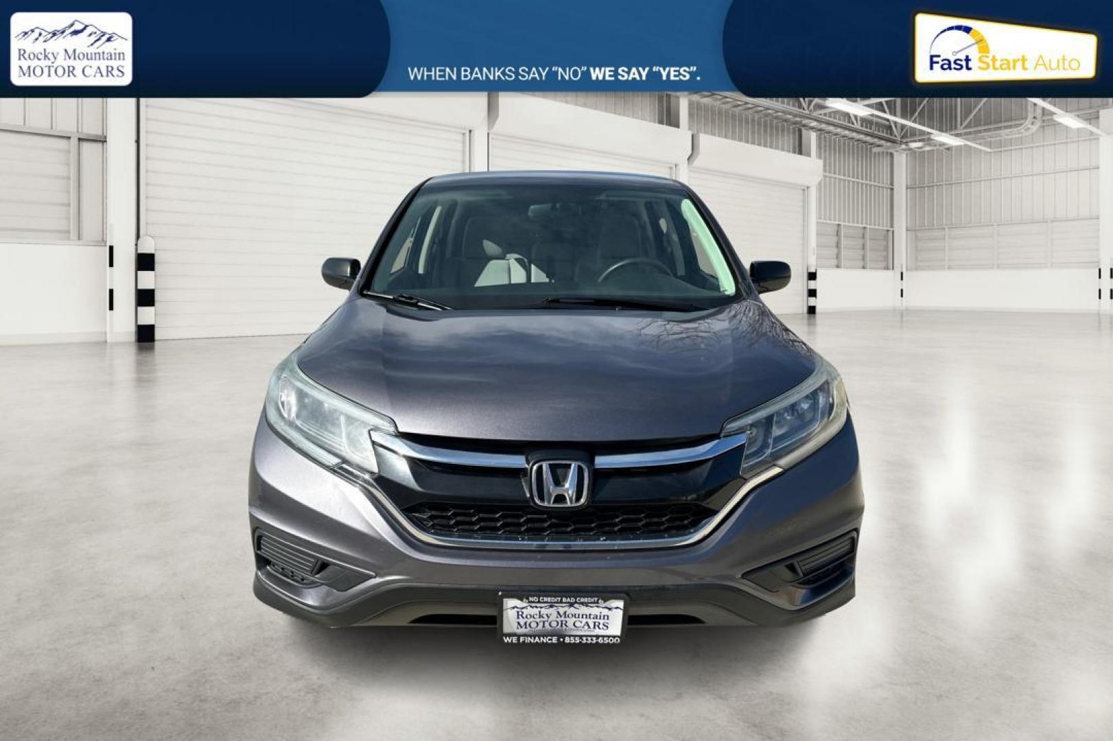 2015 Gray Honda CR-V LX 4WD (5J6RM4H30FL) with an 2.4L L4 DOHC 16V engine, Continuously Variable Transmission transmission, located at 7755 State Street, Midvale, UT, 84047, (801) 753-9063, 40.610329, -111.890656 - Photo#7