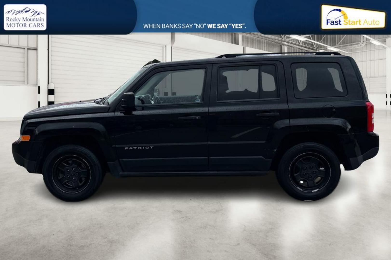 2015 Black Jeep Patriot Sport 2WD (1C4NJPBA5FD) with an 2.0L L4 DOHC 16V engine, Automatic, CVT transmission, located at 7755 State Street, Midvale, UT, 84047, (801) 753-9063, 40.610329, -111.890656 - Photo#5