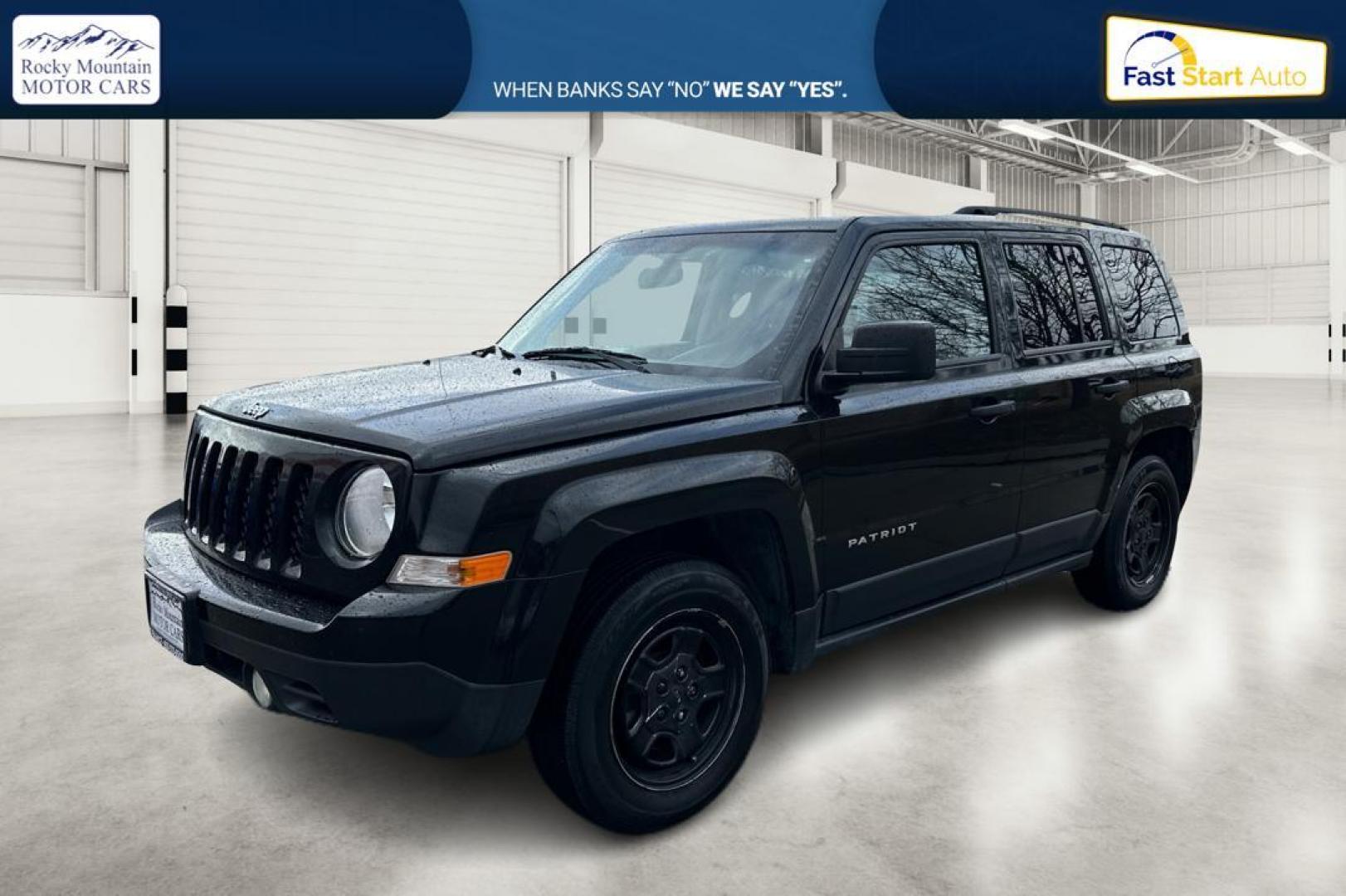 2015 Black Jeep Patriot Sport 2WD (1C4NJPBA5FD) with an 2.0L L4 DOHC 16V engine, Automatic, CVT transmission, located at 7755 State Street, Midvale, UT, 84047, (801) 753-9063, 40.610329, -111.890656 - Photo#6