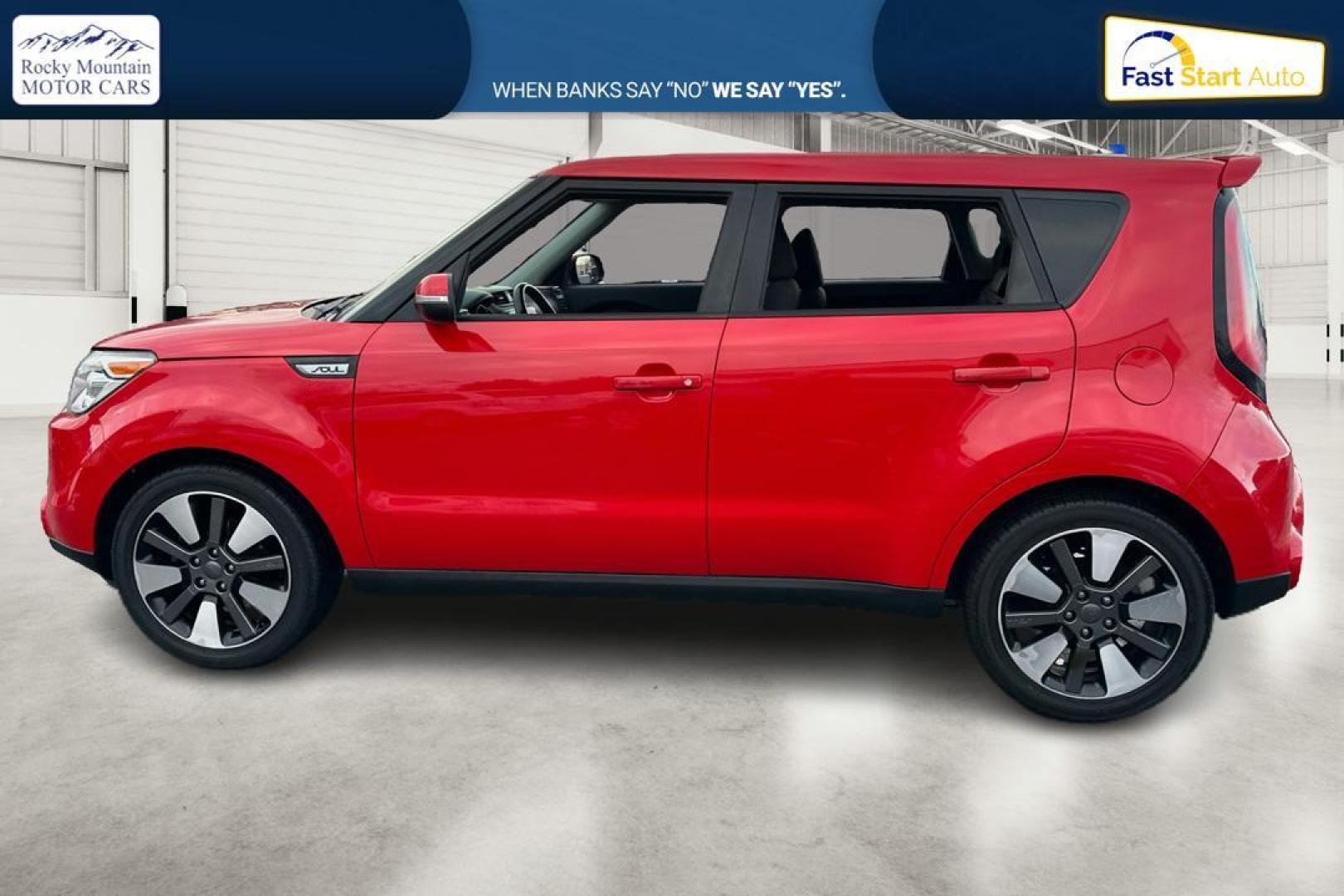 2015 Red Kia Soul ! (KNDJX3A50F7) with an 2.0L L4 DOHC 16V engine, 6-Speed Automatic transmission, located at 7755 State Street, Midvale, UT, 84047, (801) 753-9063, 40.610329, -111.890656 - Photo#5