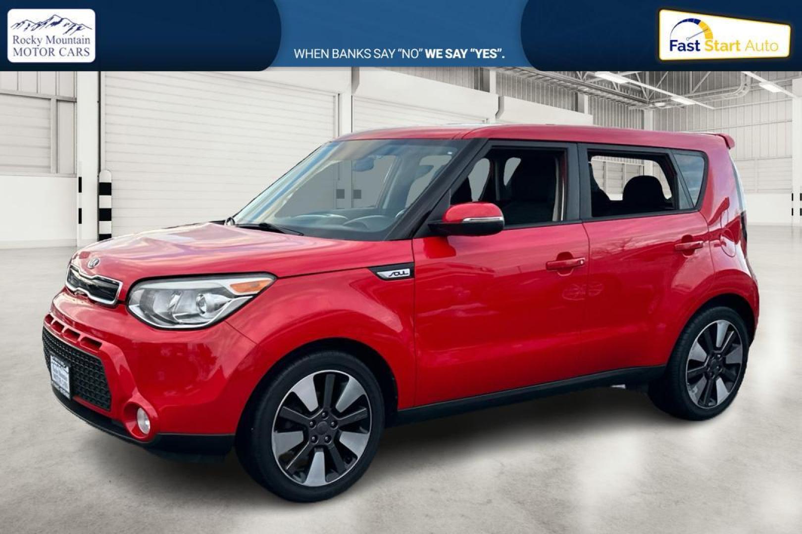 2015 Red Kia Soul ! (KNDJX3A50F7) with an 2.0L L4 DOHC 16V engine, 6-Speed Automatic transmission, located at 7755 State Street, Midvale, UT, 84047, (801) 753-9063, 40.610329, -111.890656 - Photo#6